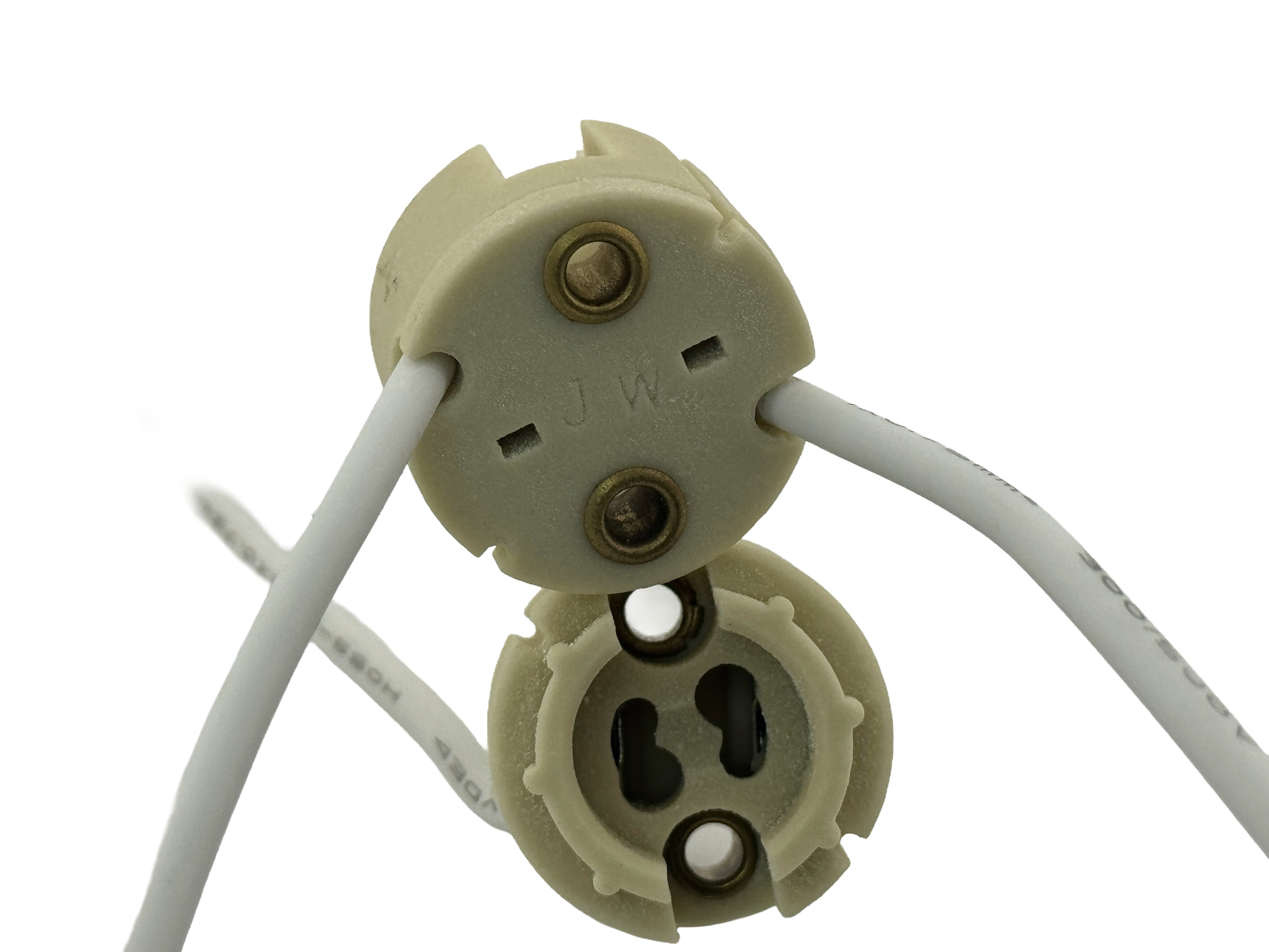 2pcs GU6.5 female Lamp Holder with wires