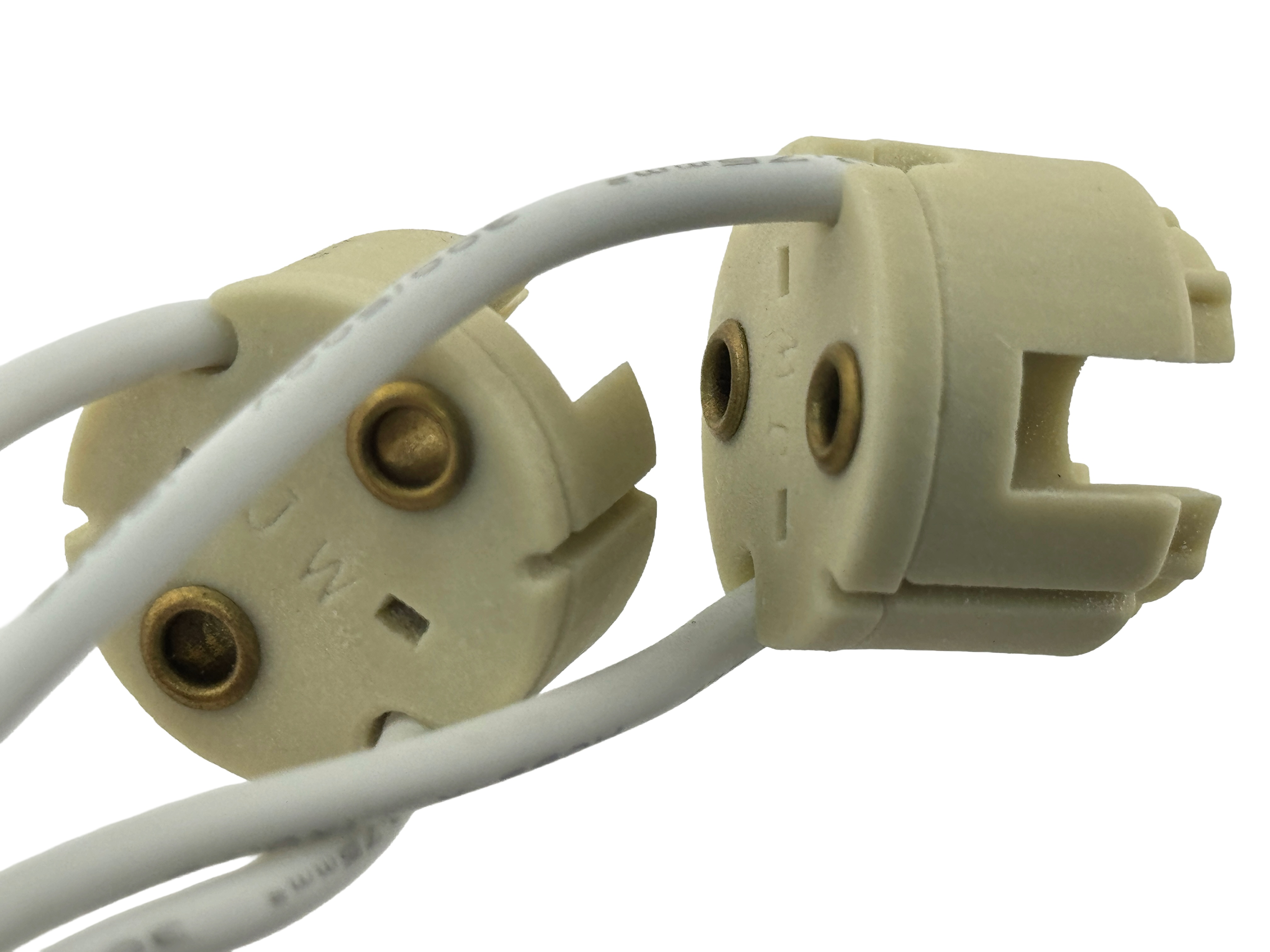 2pcs GU6.5 female Lamp Holder with wires