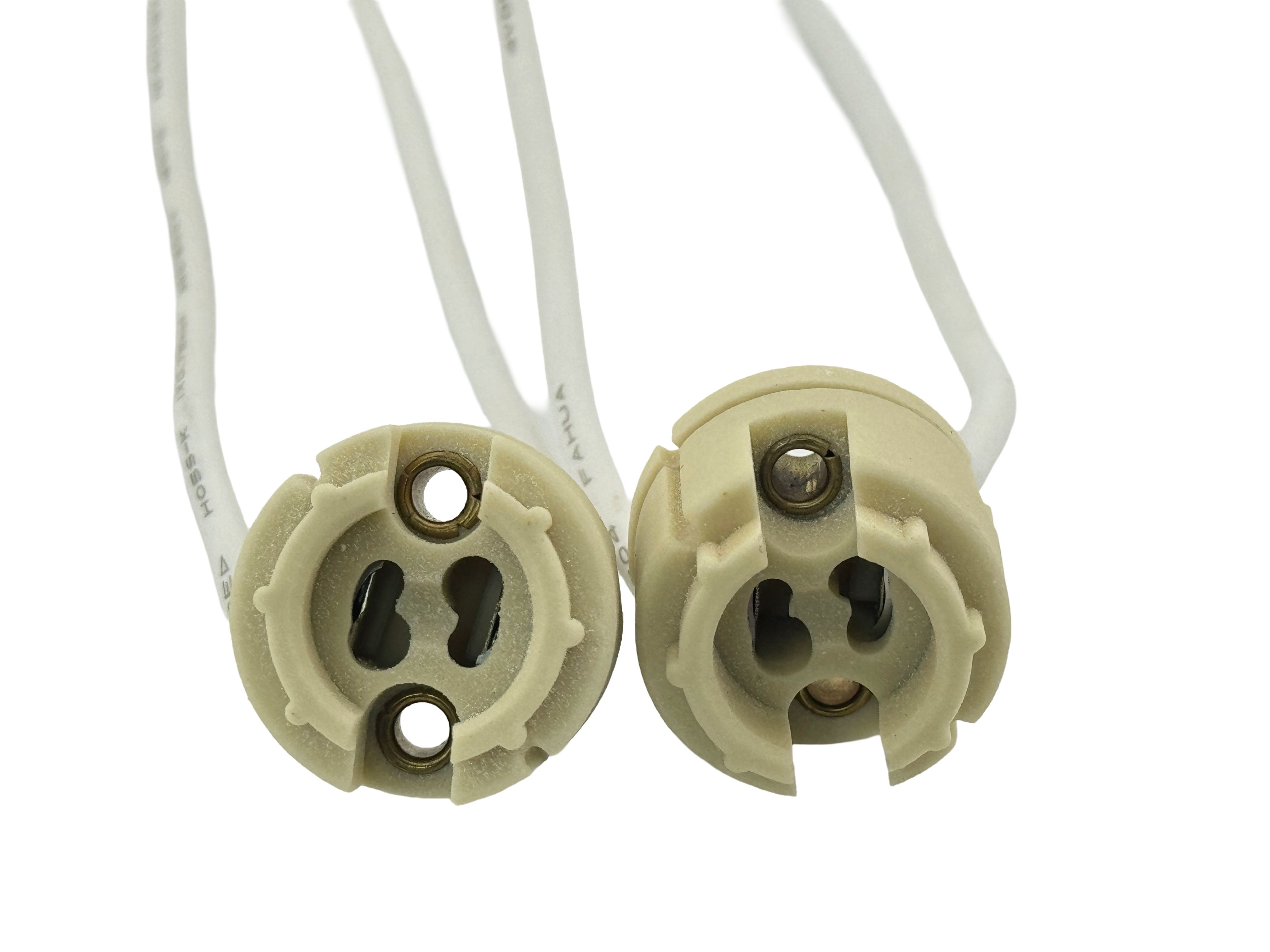 2pcs GU6.5 female Lamp Holder with wires