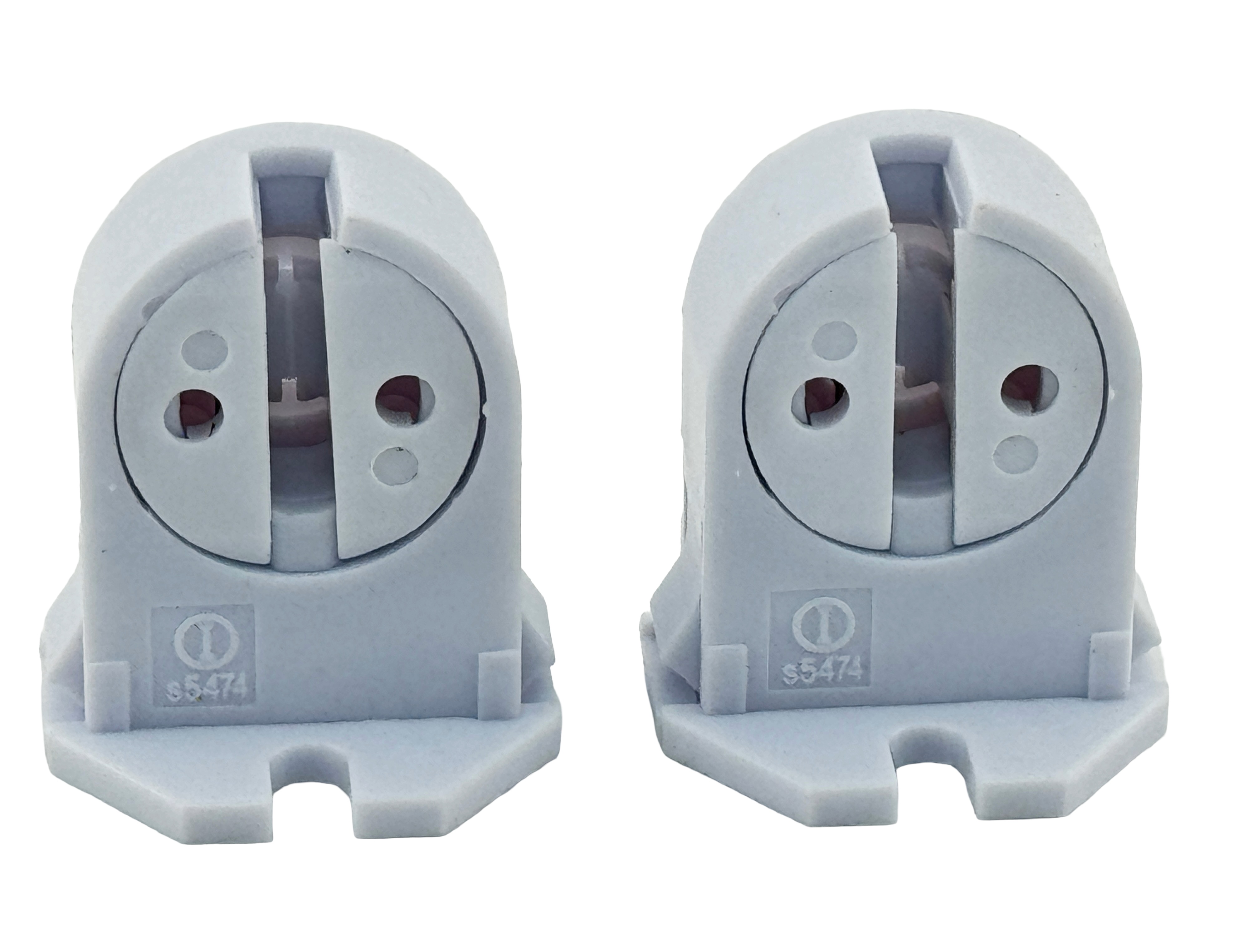 T5 female Socket Tombstone Shunted Holder (Pair)