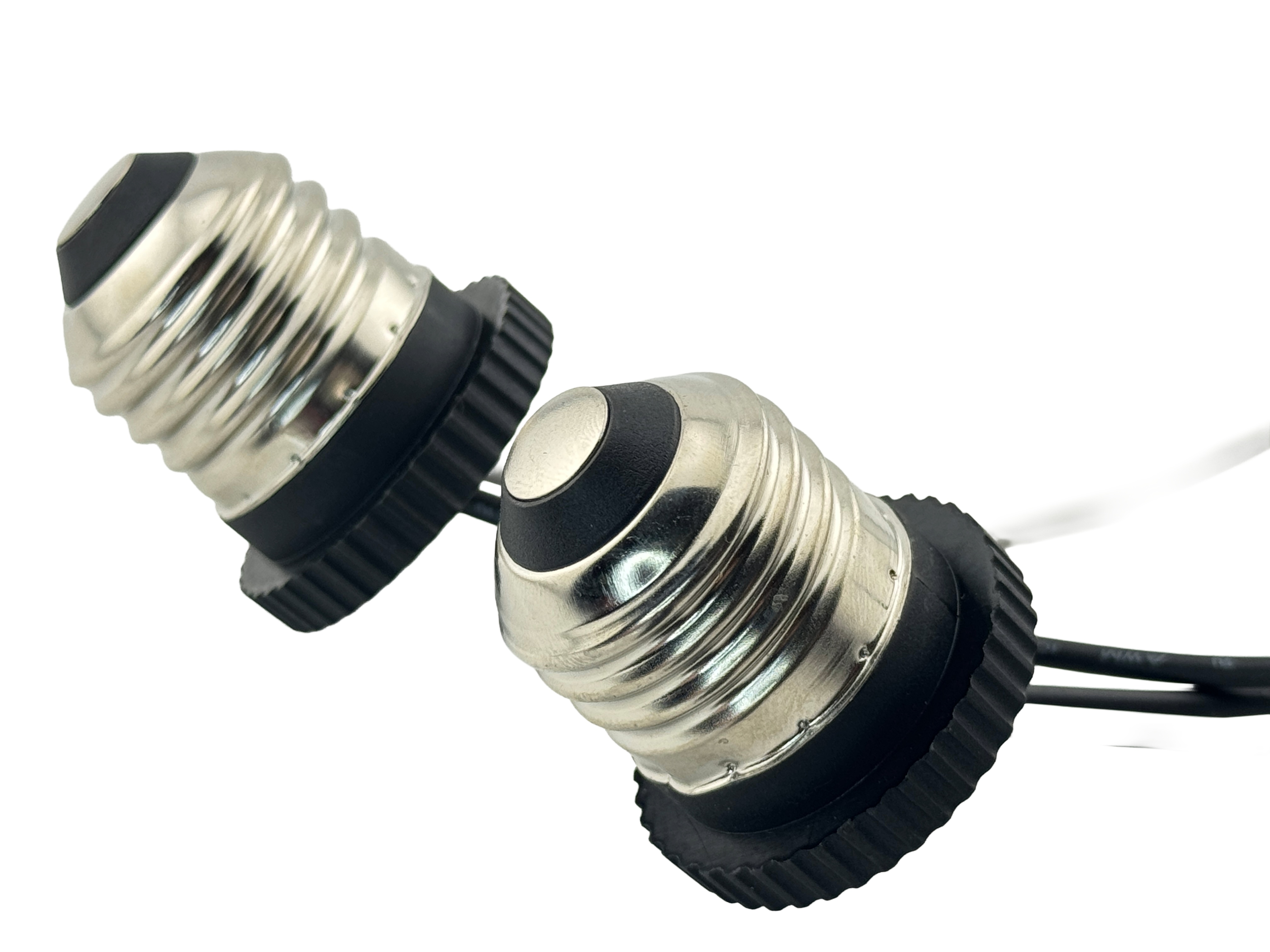 2pc E26 male socket with wires