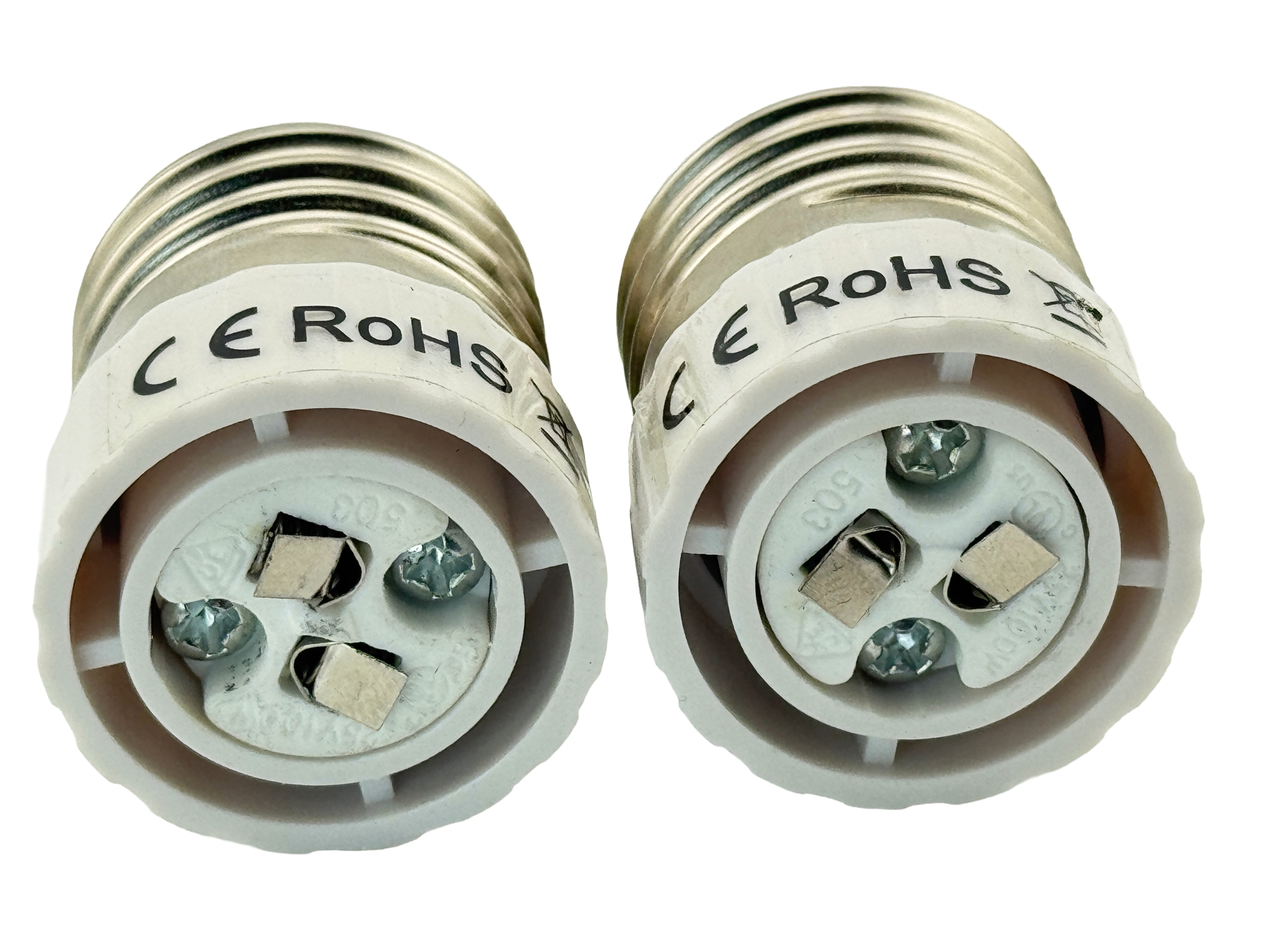 2pcs E26 to G4 MR11 MR16 GX5.3 G6.35 Mini Bi-pin female Converter