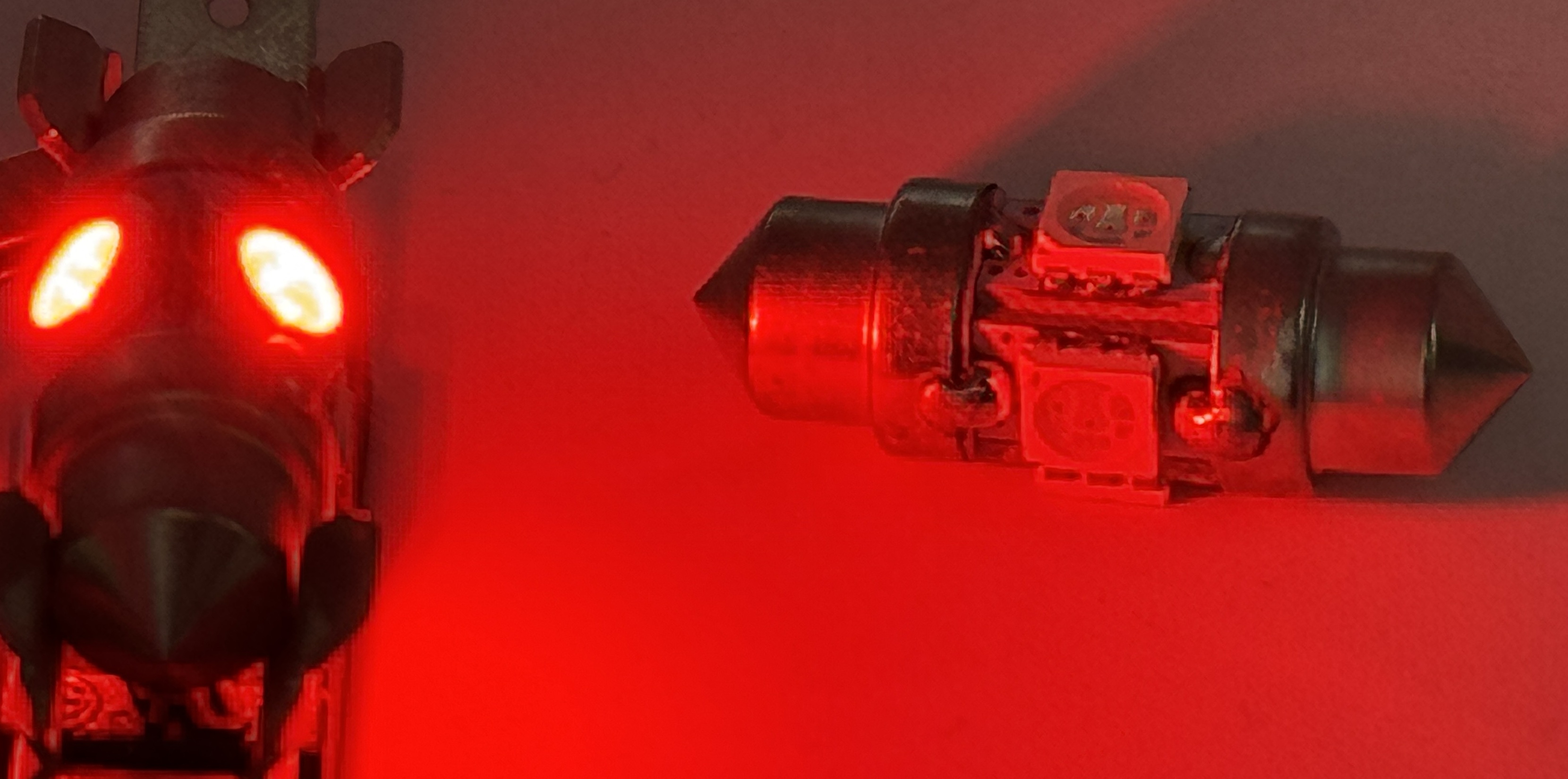 Festoon 4 SMD 5050 3 chip 1-1/4-Inches 31mm 12 VDC product 43245