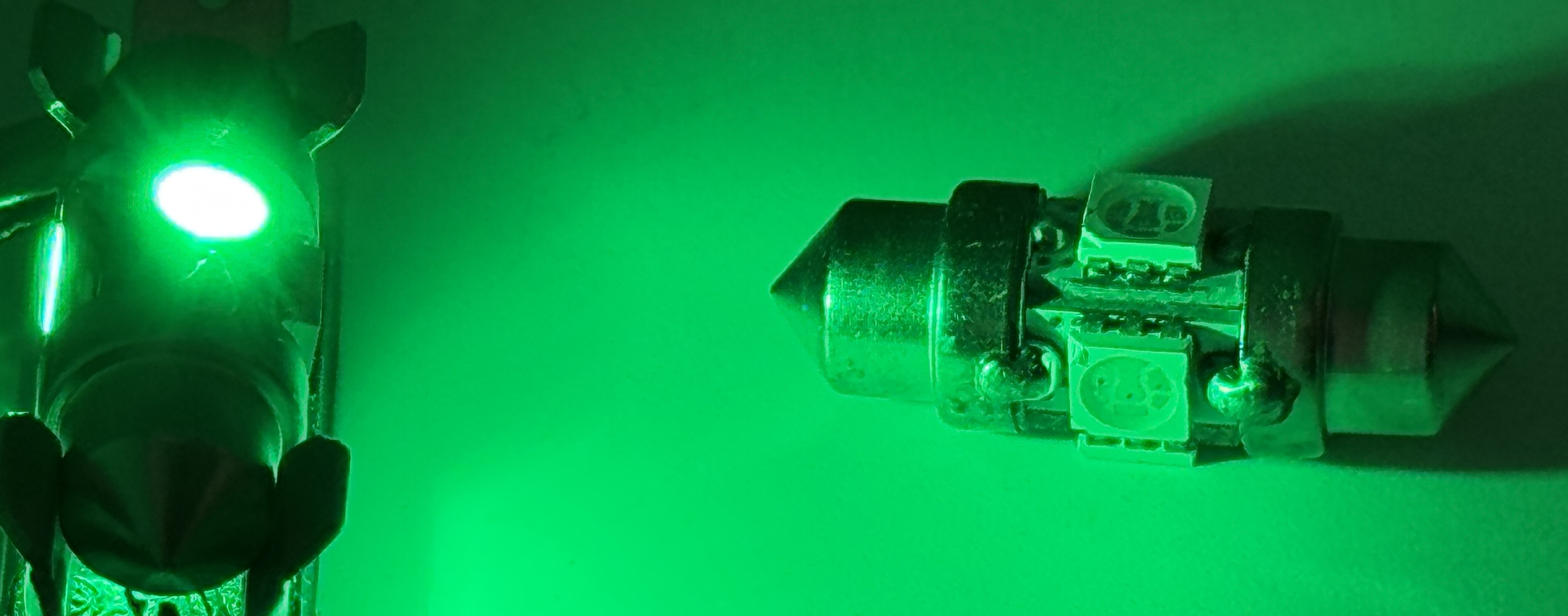 Festoon 4 SMD 5050 3 chip 1-1/4-Inches 31mm 12 VDC product 43245