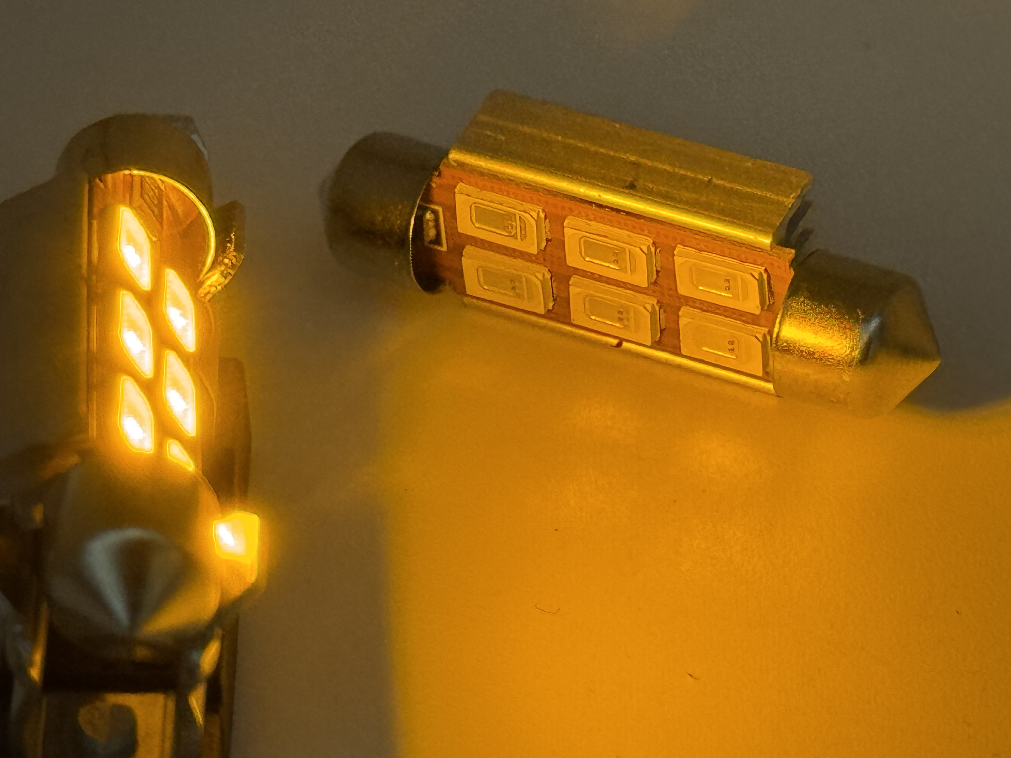 Rebaydo 2pcs Festoon 39mm 3 Watt 6 x 5730 SMD 12V AC/DC 1 1/2 inch