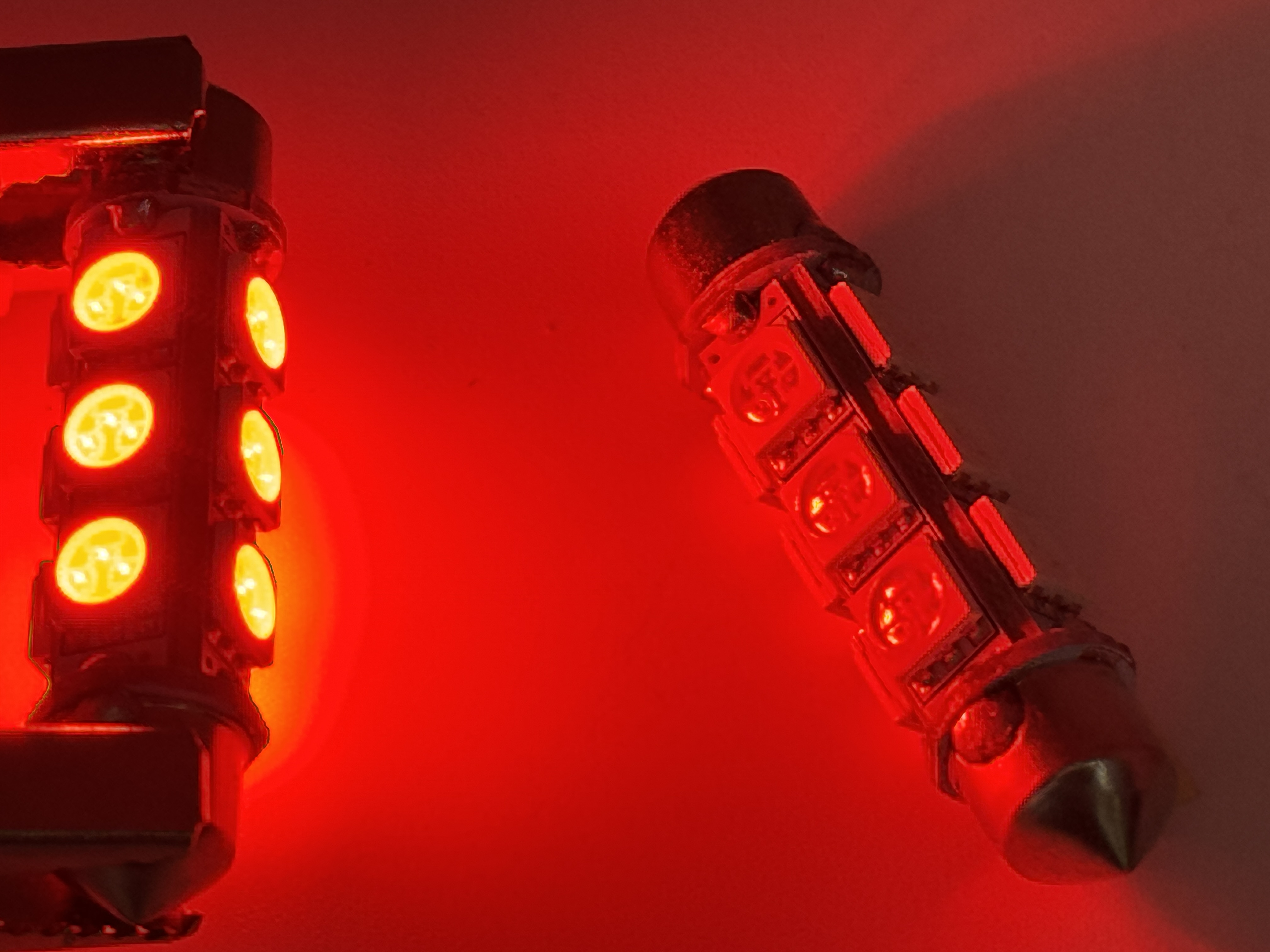 Rebaydo 2pcs Festoon 42 mm 12 SMD 5050 3 Chip 1-3/4 Inches 12 Volt DC