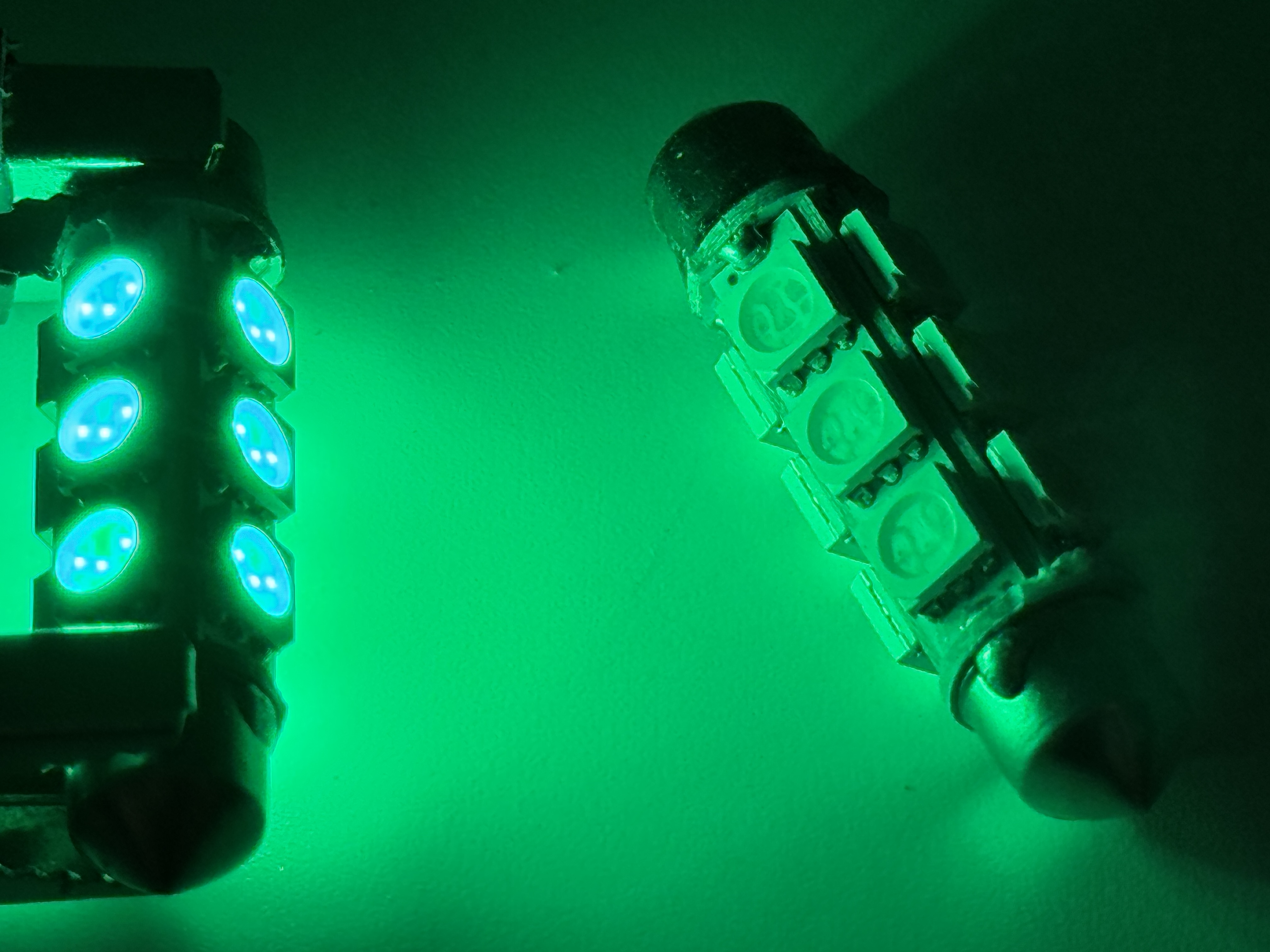 Rebaydo 2pcs Festoon 42 mm 12 SMD 5050 3 Chip 1-3/4 Inches 12 Volt DC