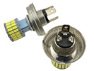 Rebaydo 2pcs p45t 6V LED Headlight 60 SMD Dual Filament Bi Polar