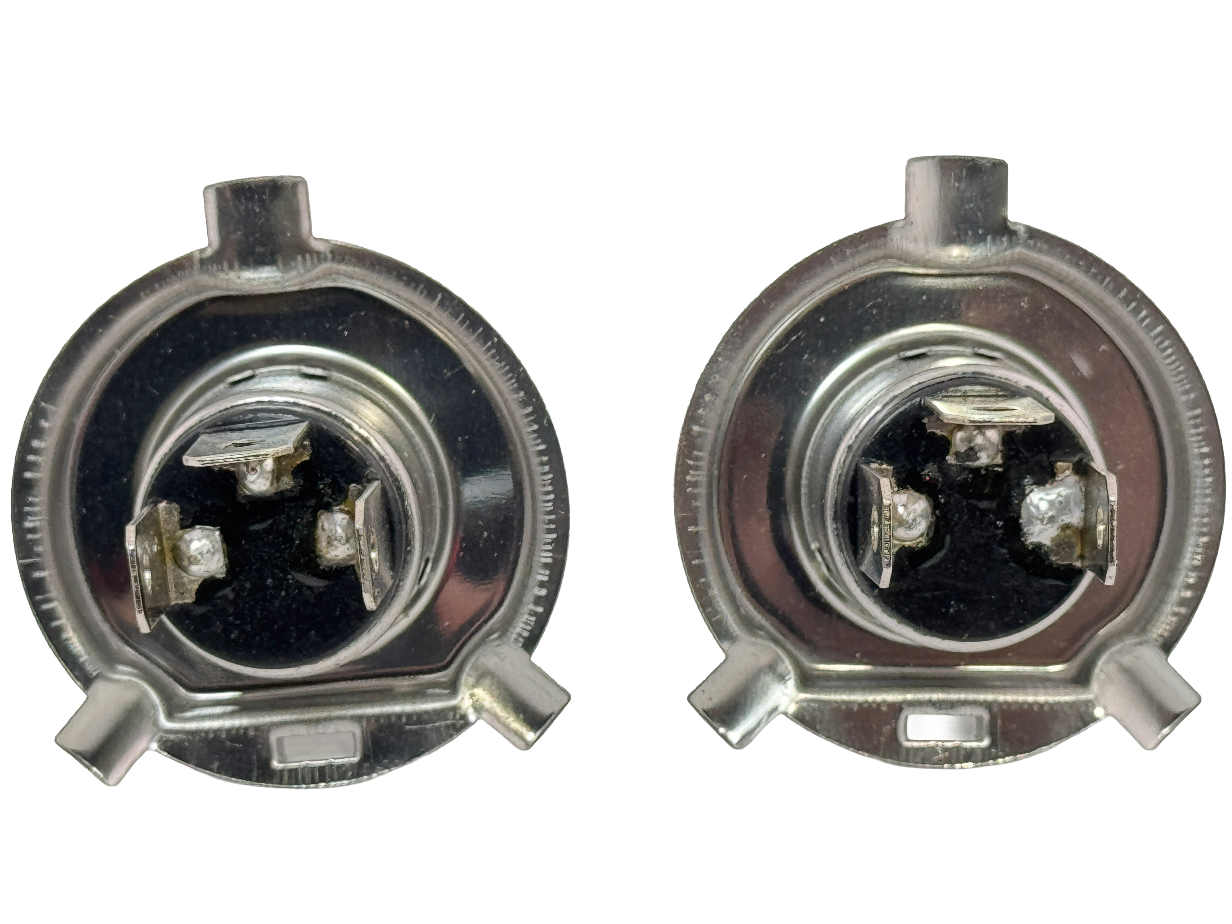 Rebaydo 2pcs LED Headlight H4 Base 6V 30 LED Bulb High and Low Beam