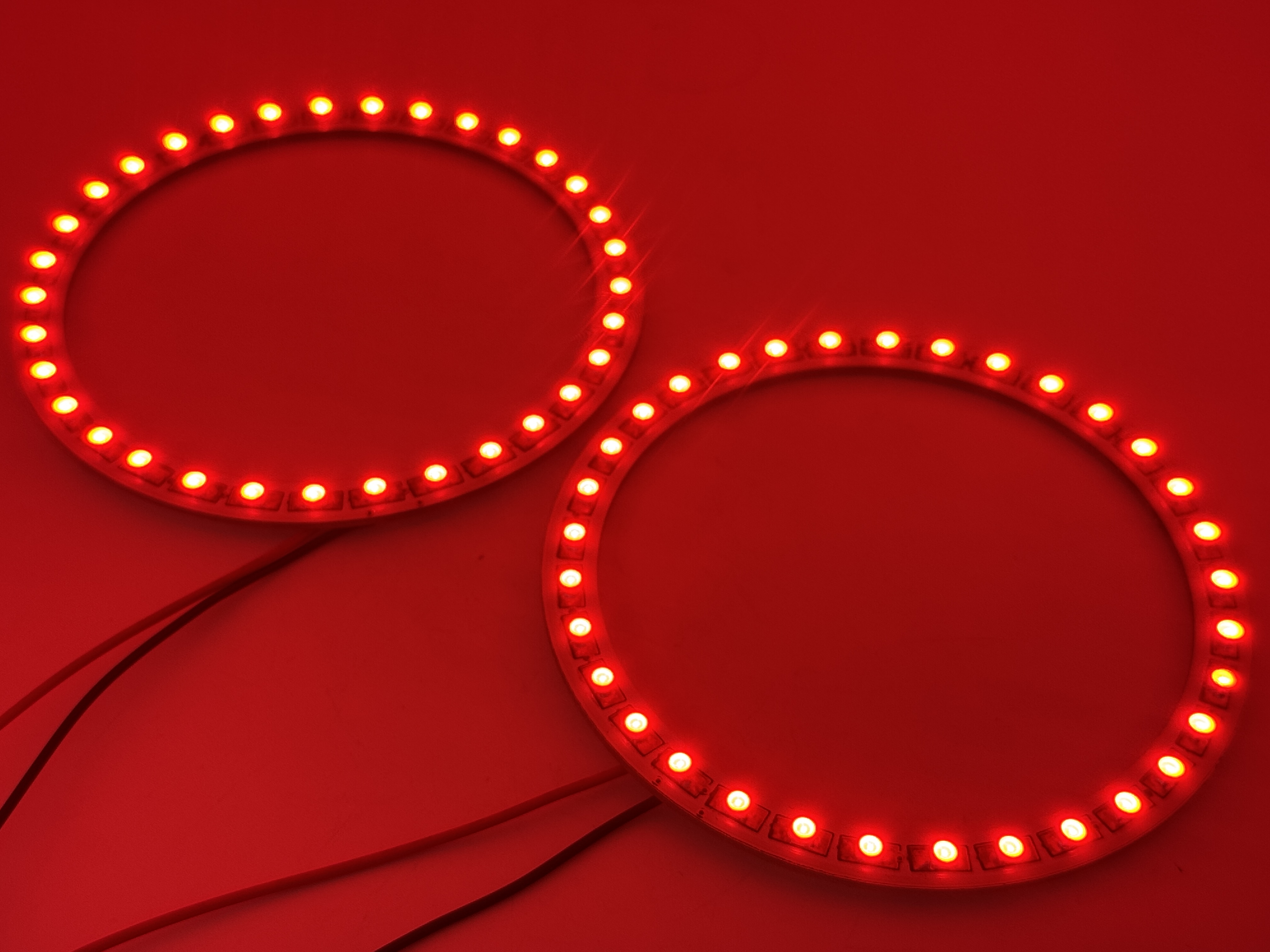 Rebaydo 2pcs LED Angle Eyes 33 SMD 100 mm Diameter