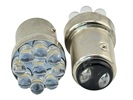 Rebaydo 2pcs 1154 Miniature Bulb 6 Volt BAY15D Base 9 LED Dual Filament