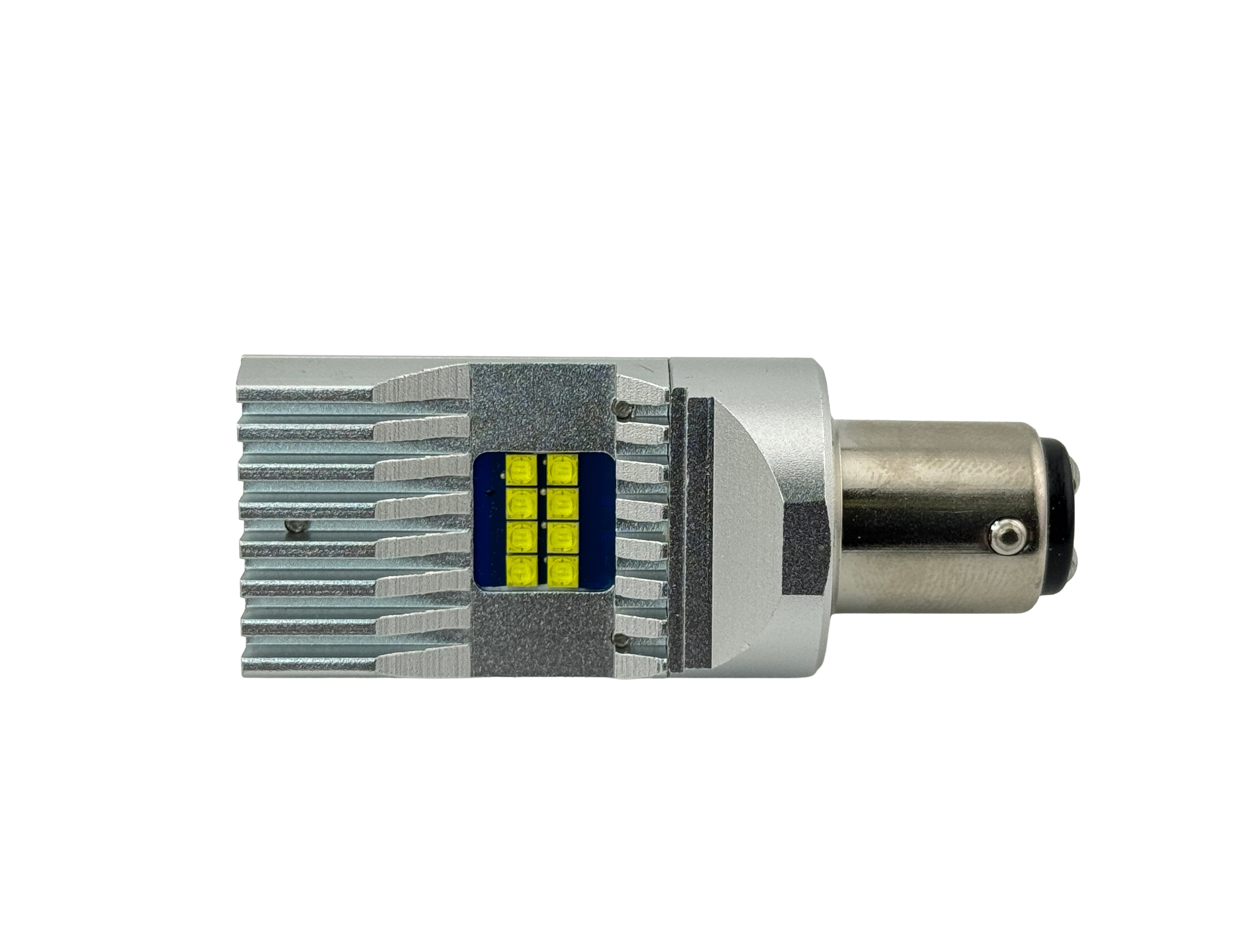 BA15D LED Headlight 5 To 30 Volt Single Filament Non Polarized