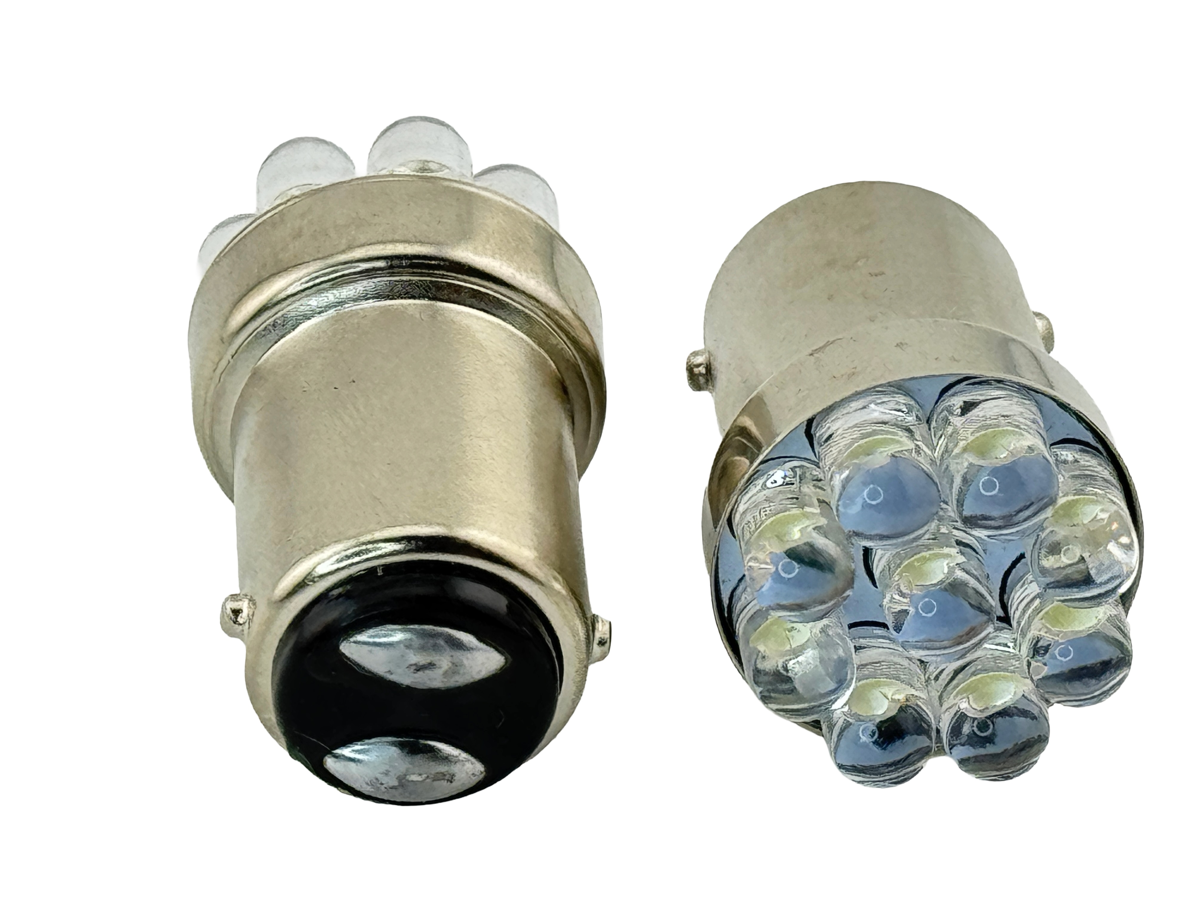 Rebaydo 2pcs 82 Bulb 6.8 Volt  BA15D Non Polarity 9 LED Single Filament