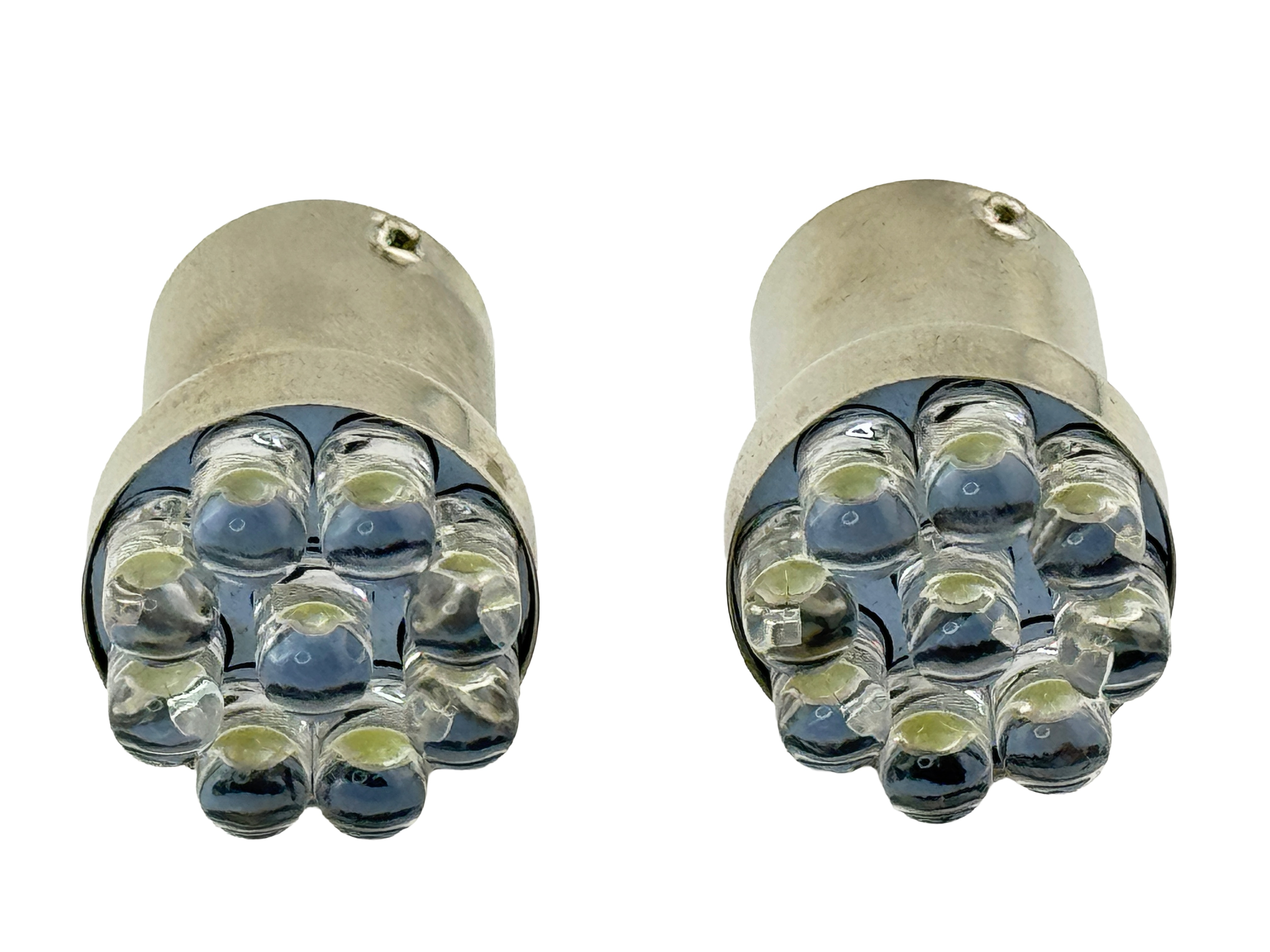 Rebaydo 2pcs 82 Bulb 6.8 Volt  BA15D Non Polarity 9 LED Single Filament