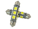 Rebaydo 2pcs Festoon 3 Watt 6 Volt DC 12 SMD 1 3/4 Inches or 43mm