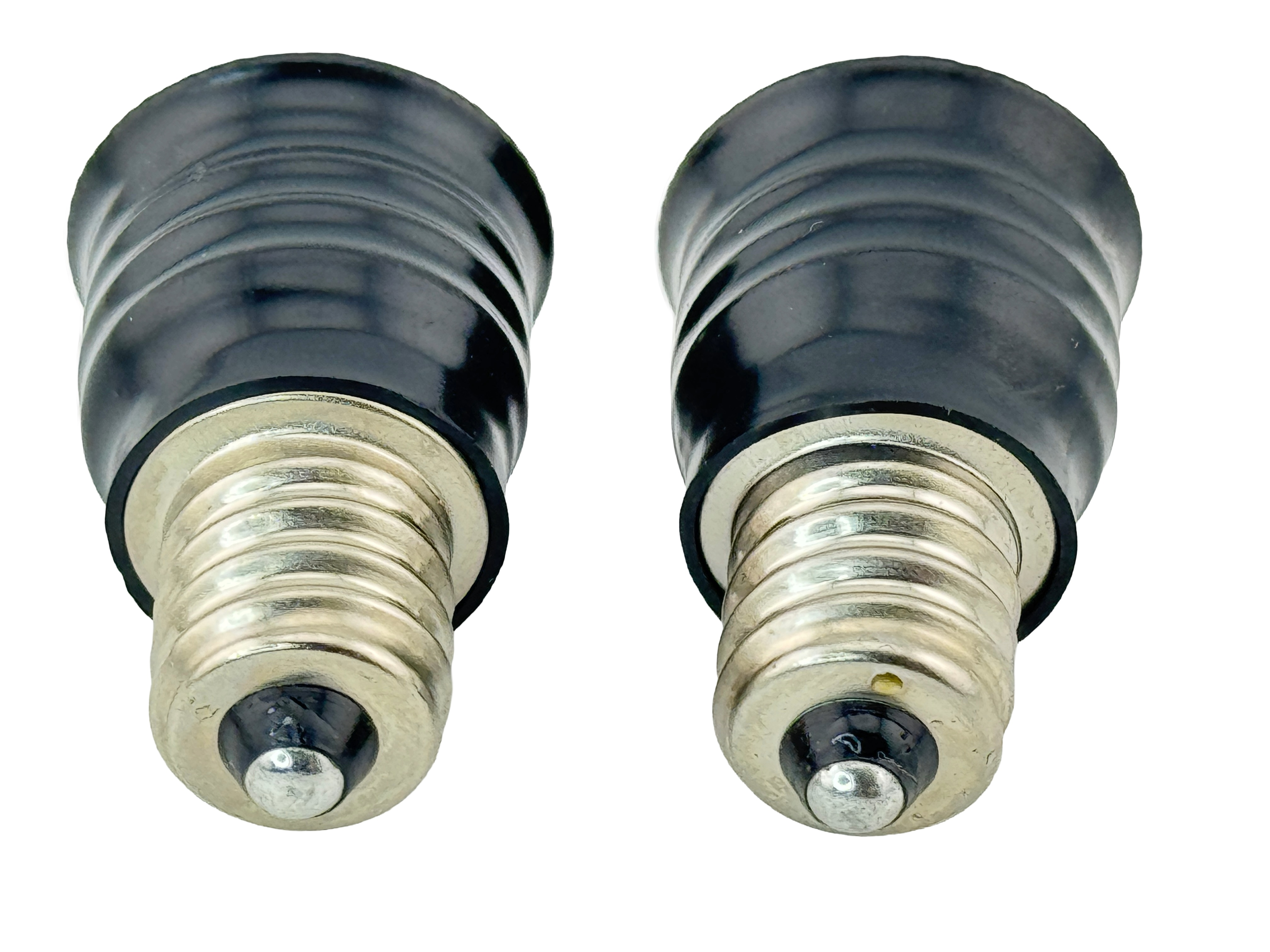 Rebaydo 2pcs E12 male to E17 female Converter Adapter