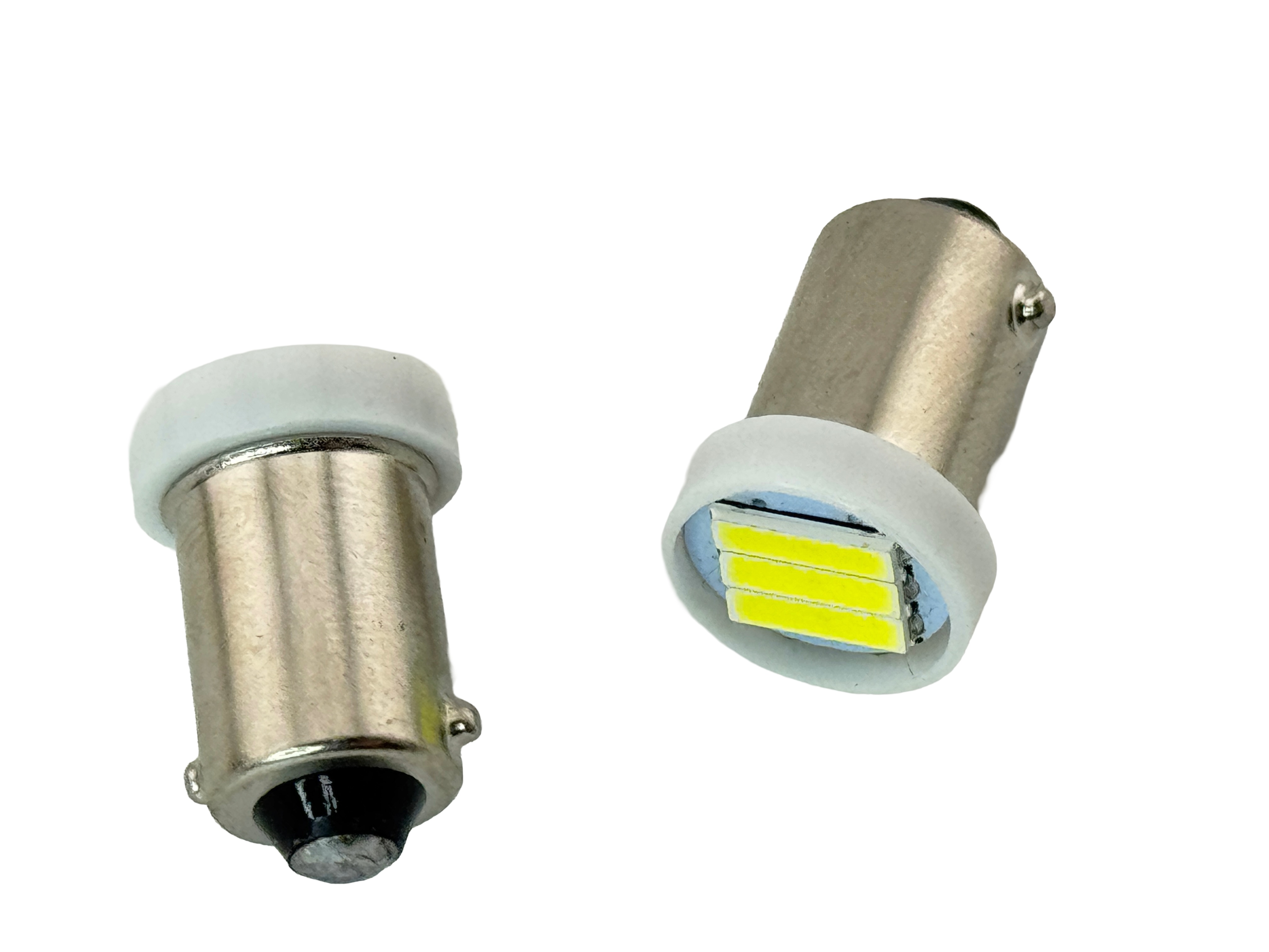 65896 51 Miniature Bulb BA9S Base 8 to 9 Volt 3 SMD 7020 LED T3 1 4