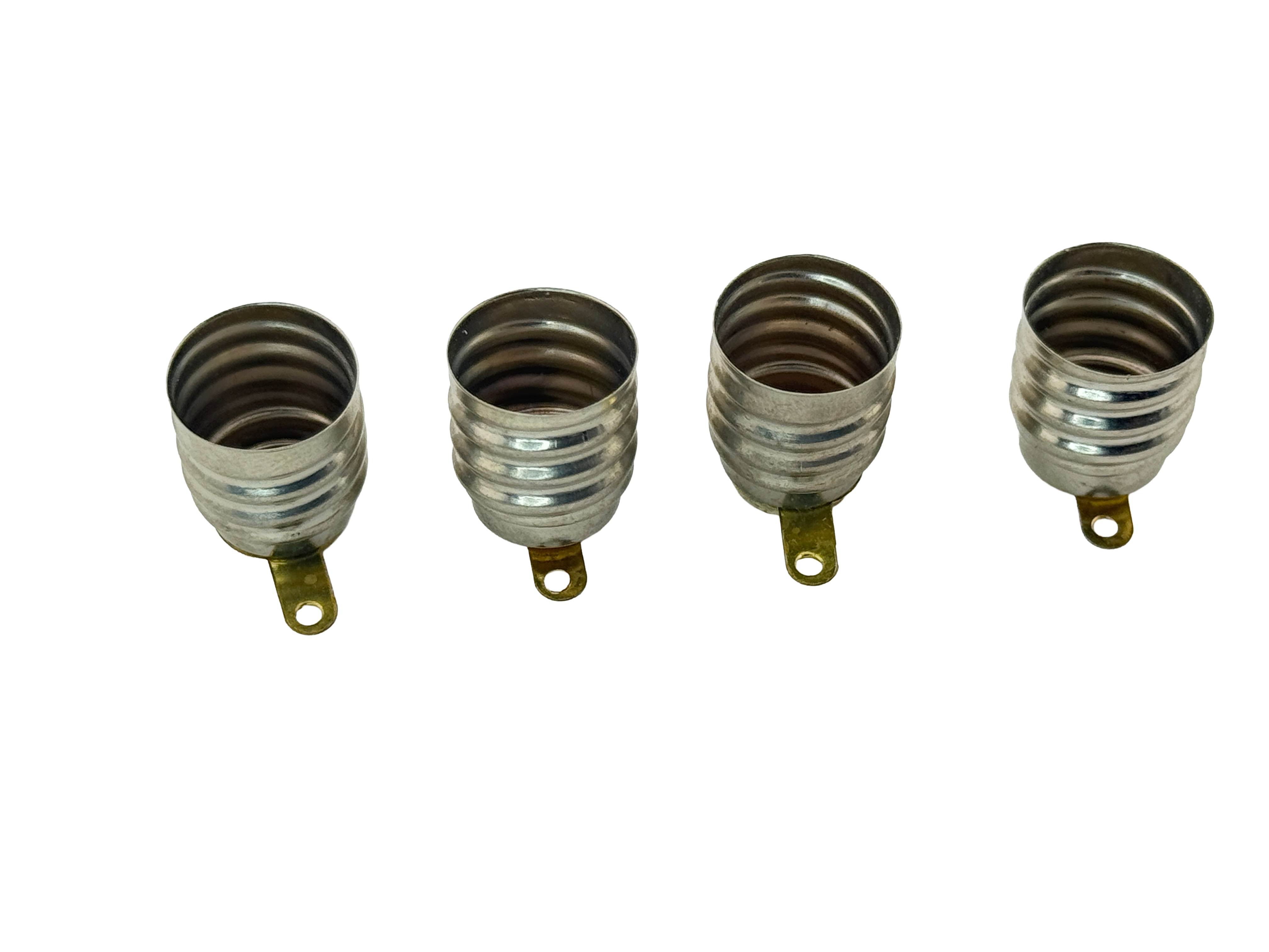 Rebaydo 4pcs E12 Screw Base Socket with Solderable Tabs