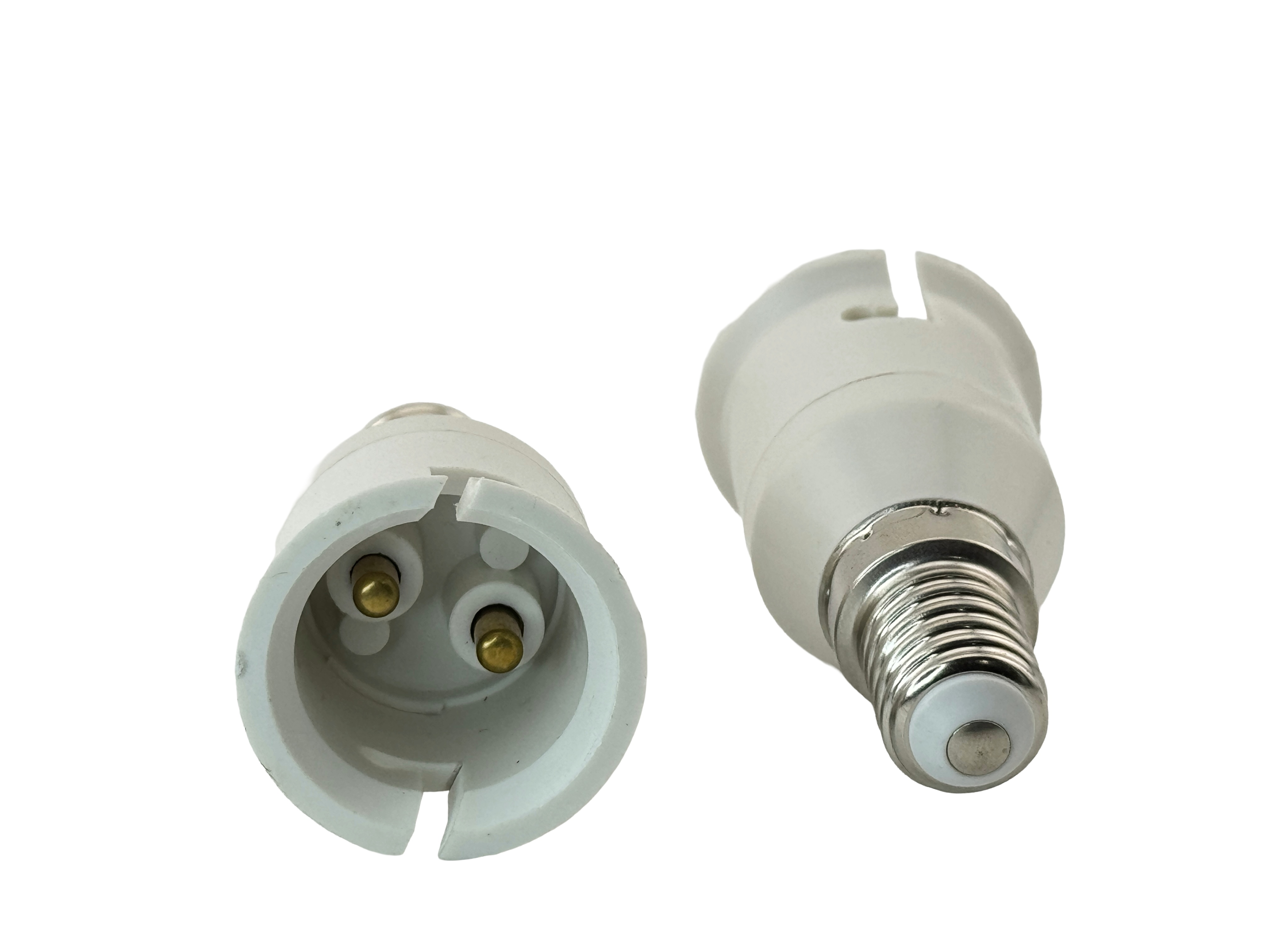 Rebaydo 2pcs E14 Male to B22 Female Socket Converter