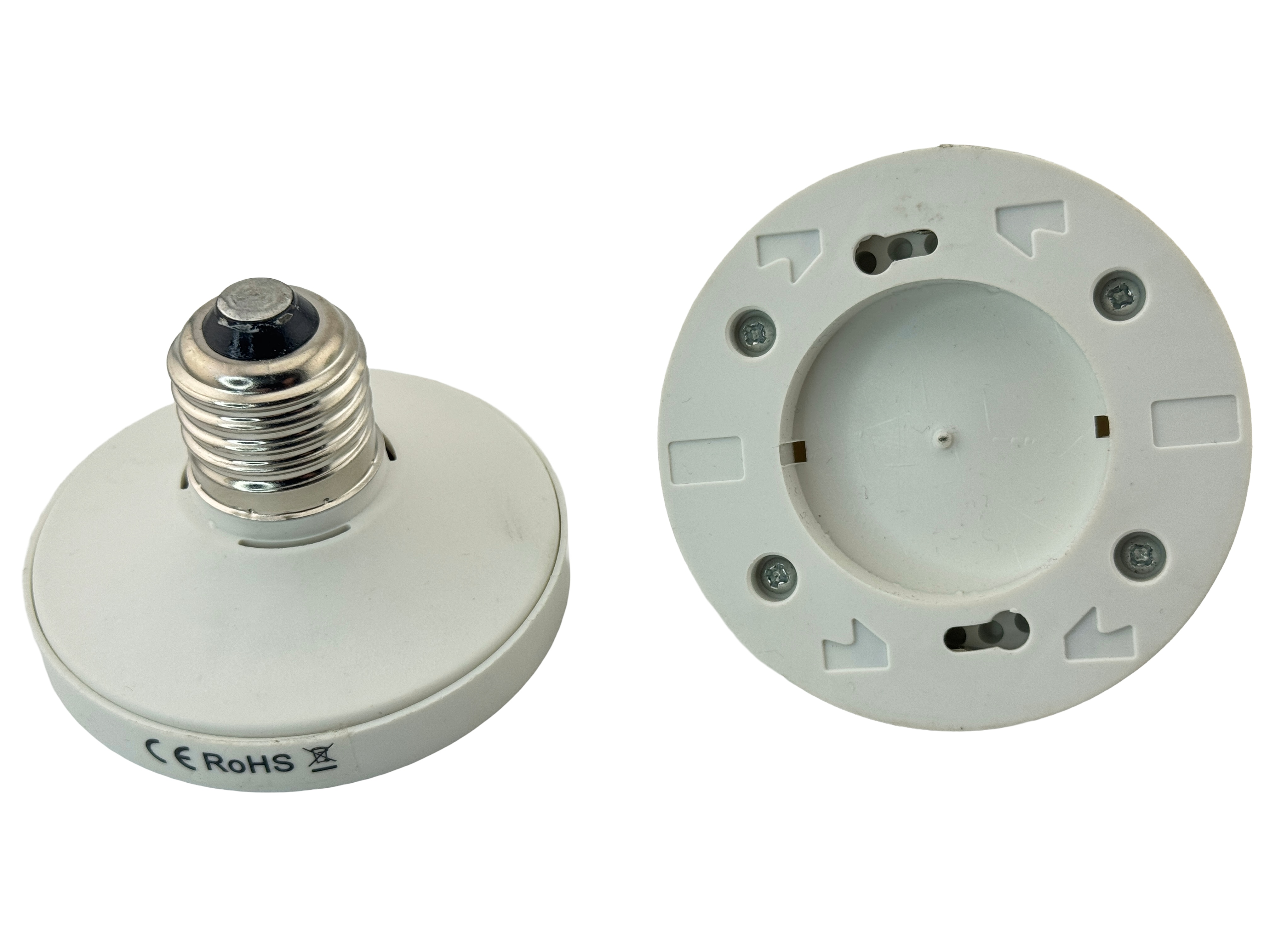 Rebaydo 2pcs E26/E27 male to GX53 female Converter