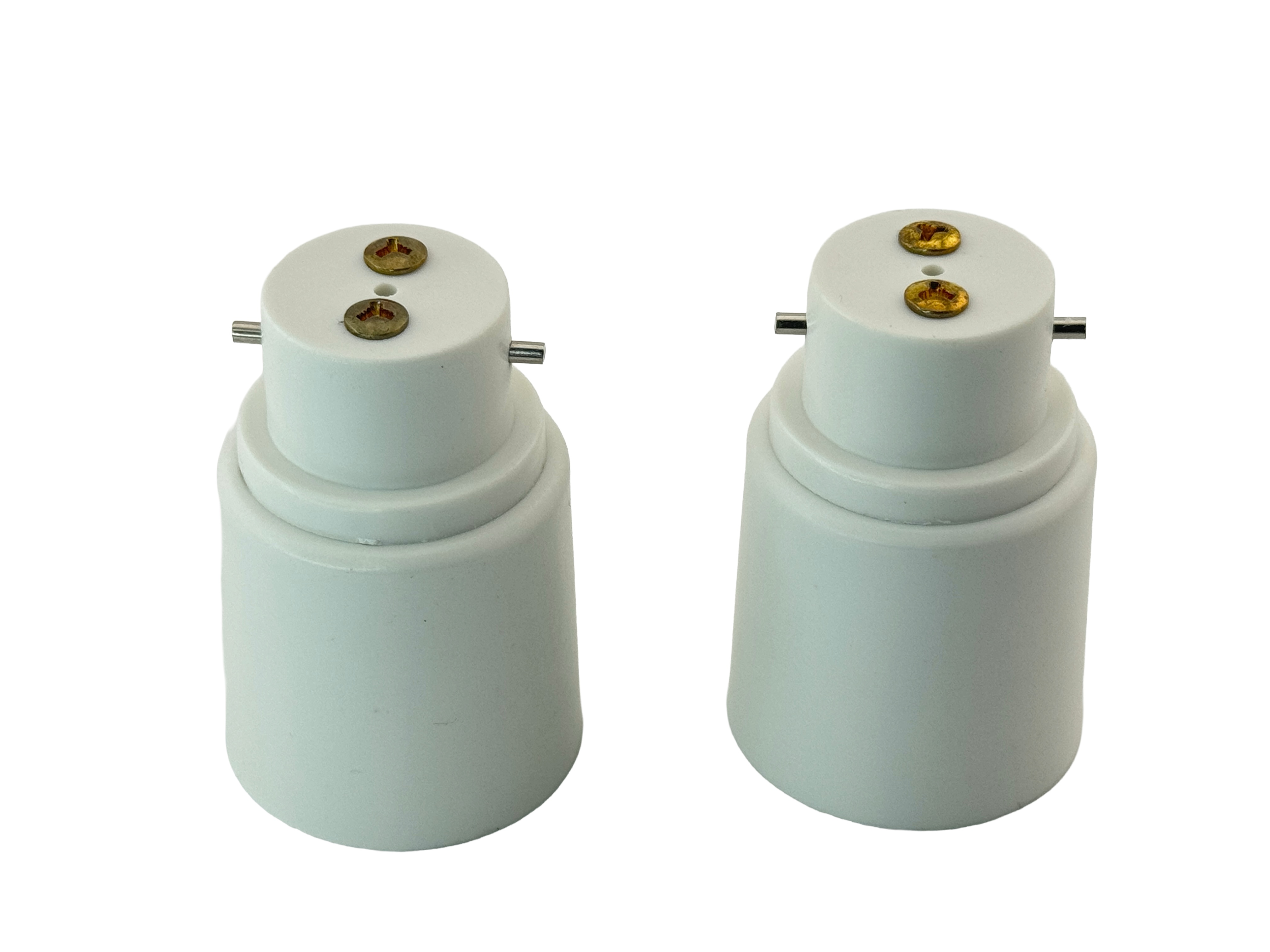Rebaydo 2pcs B22 male to E26-E27 female Converter Socket Adapter