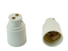 Rebaydo 2pcs B22 male to E26-E27 female Converter Socket Adapter