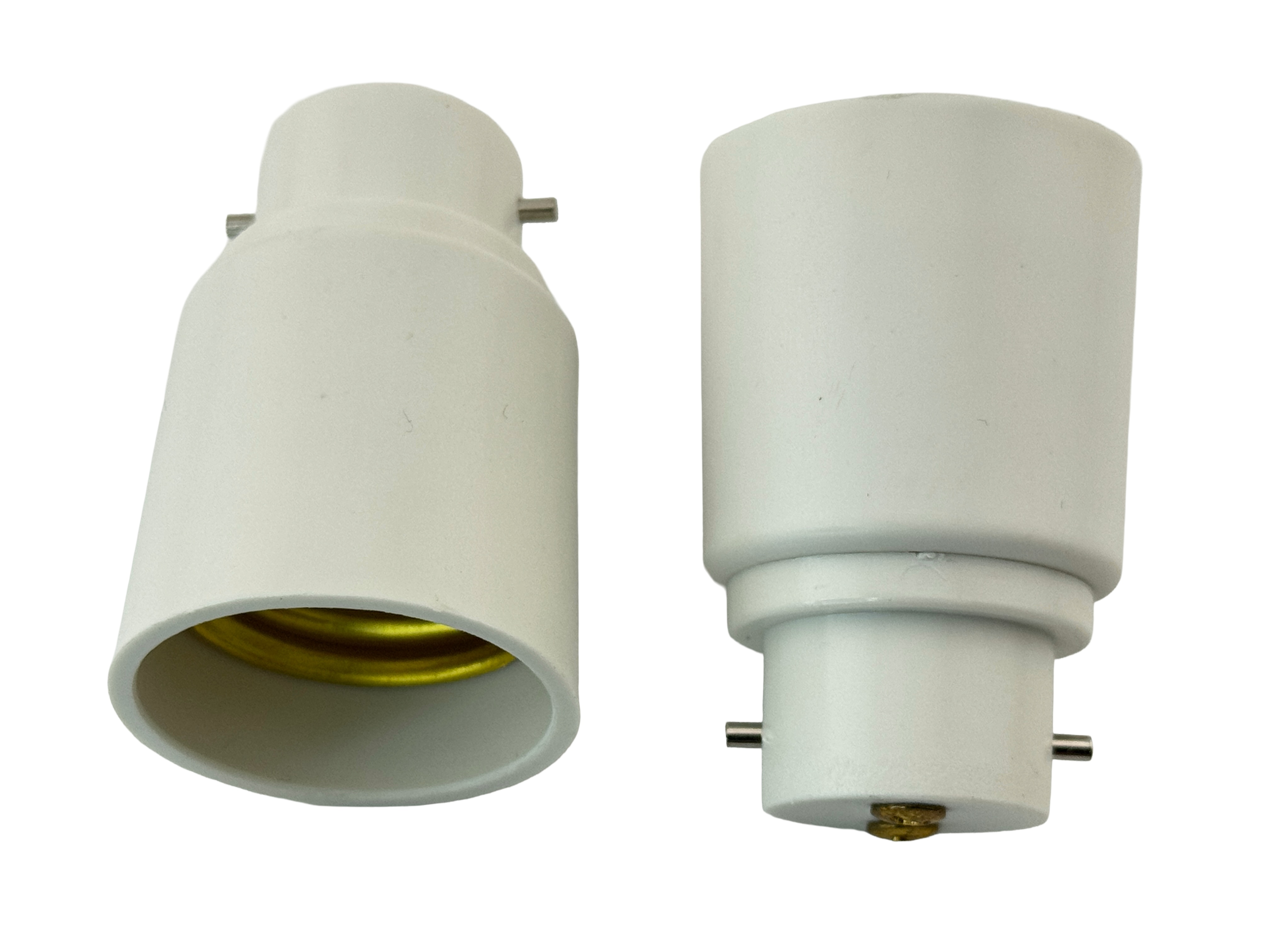 Rebaydo 2pcs B22 male to E26-E27 female Converter Socket Adapter