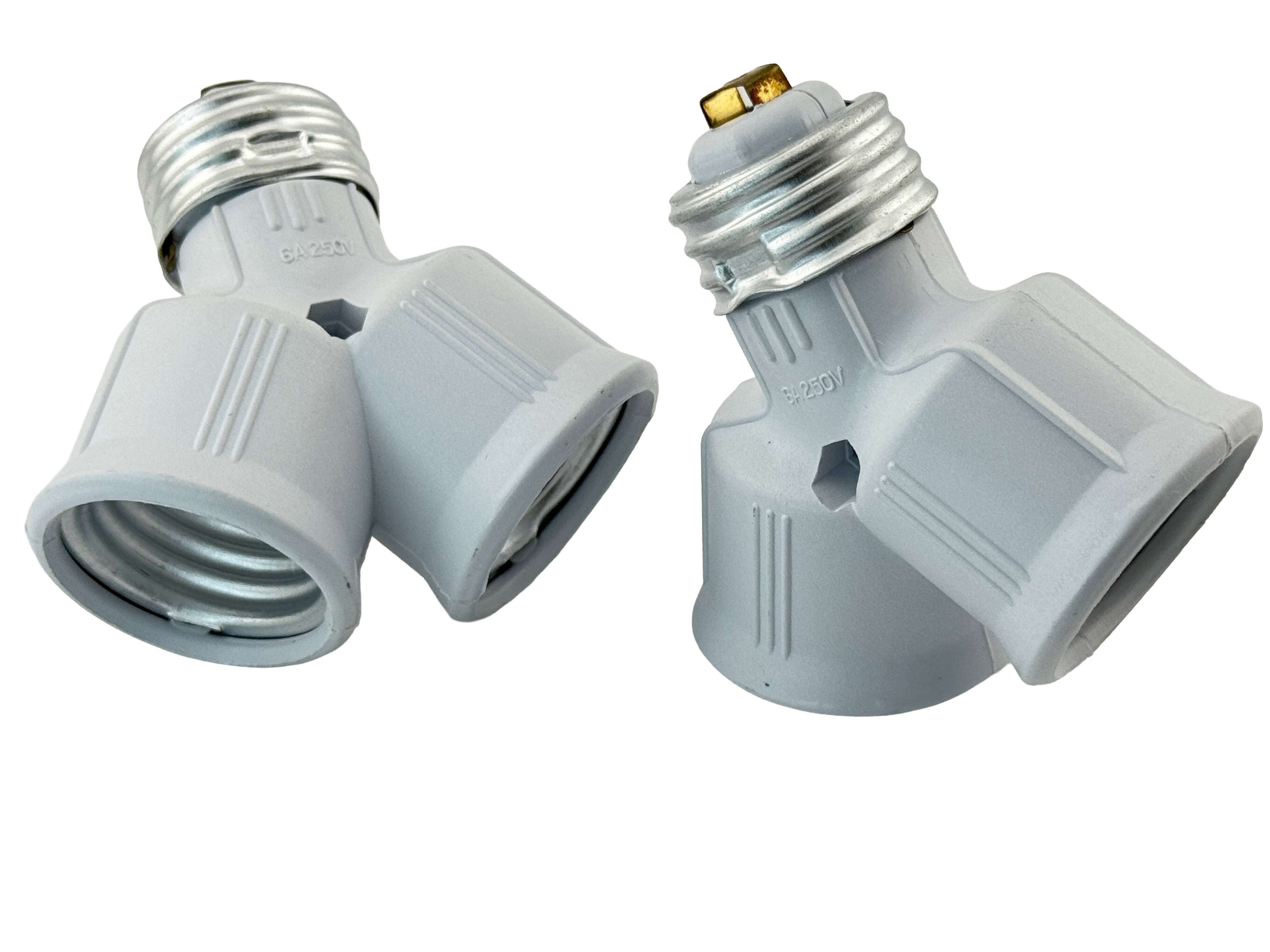 Rebaydo 2pcs E26/E27 male To E26/E27 female Y Converter