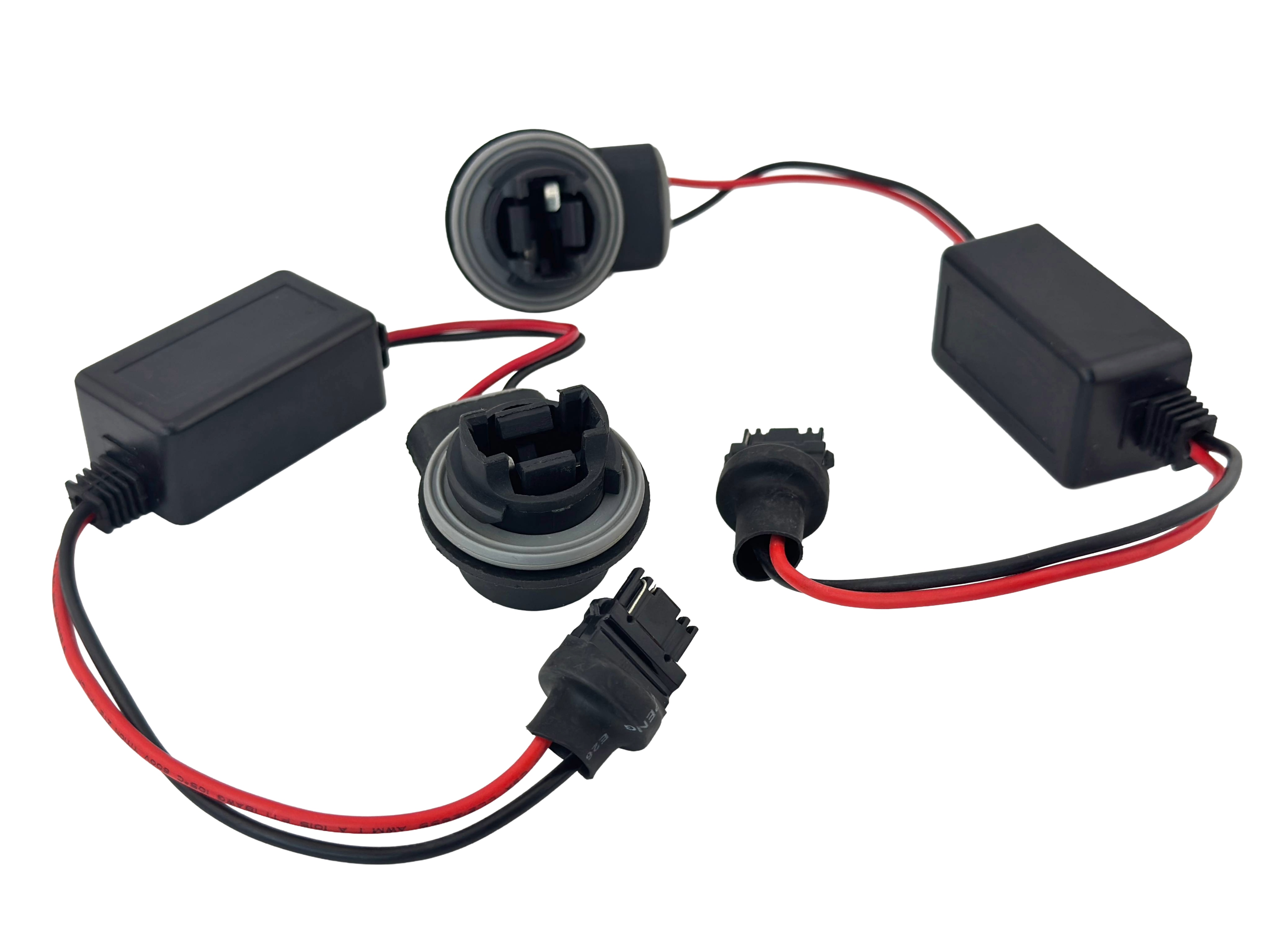 Rebaydo 2pcs LED Load Equalizer Inline 3156 Decoder Canceler