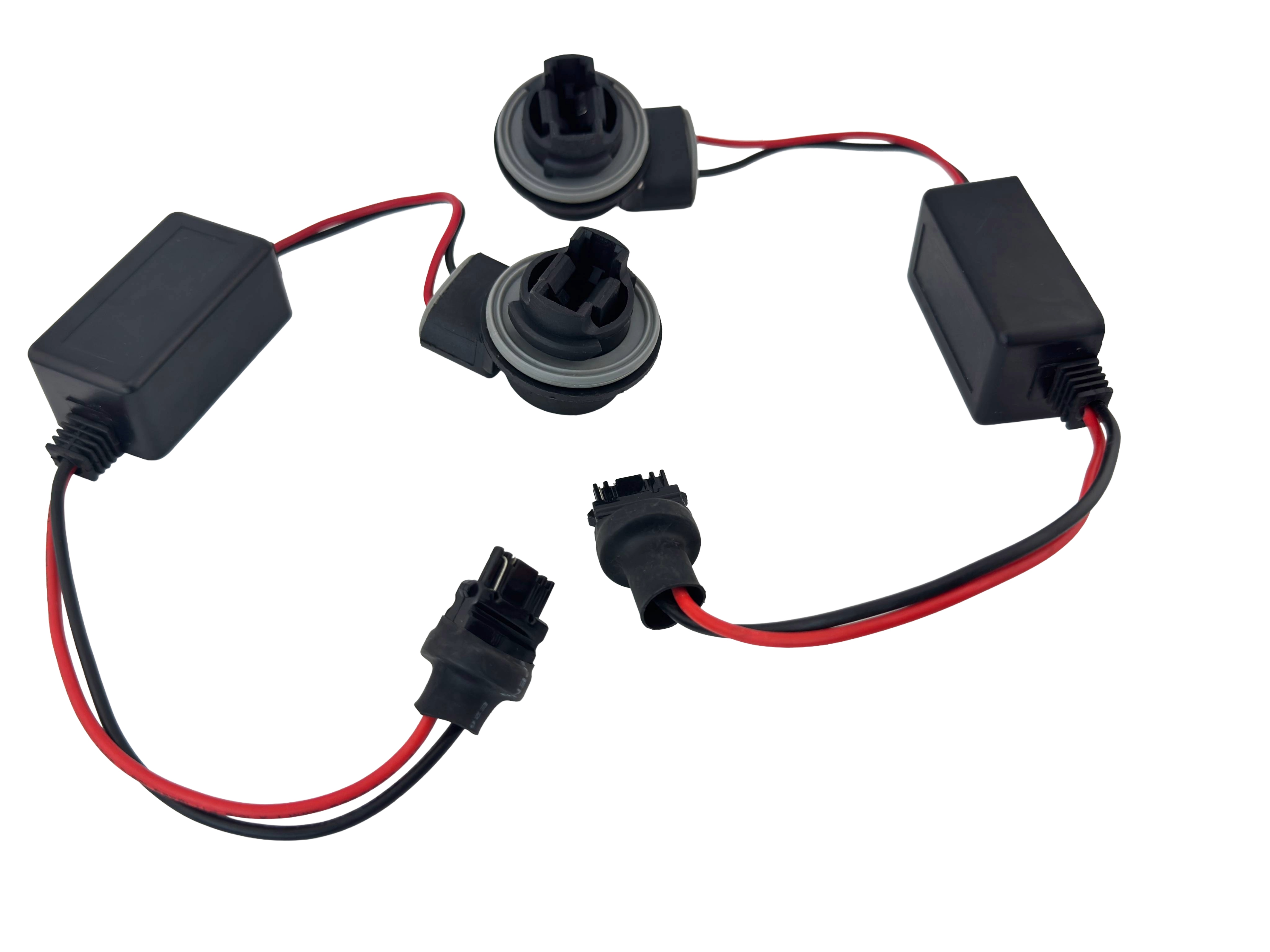 Rebaydo 2pcs LED Load Equalizer Inline 3156 Decoder Canceler