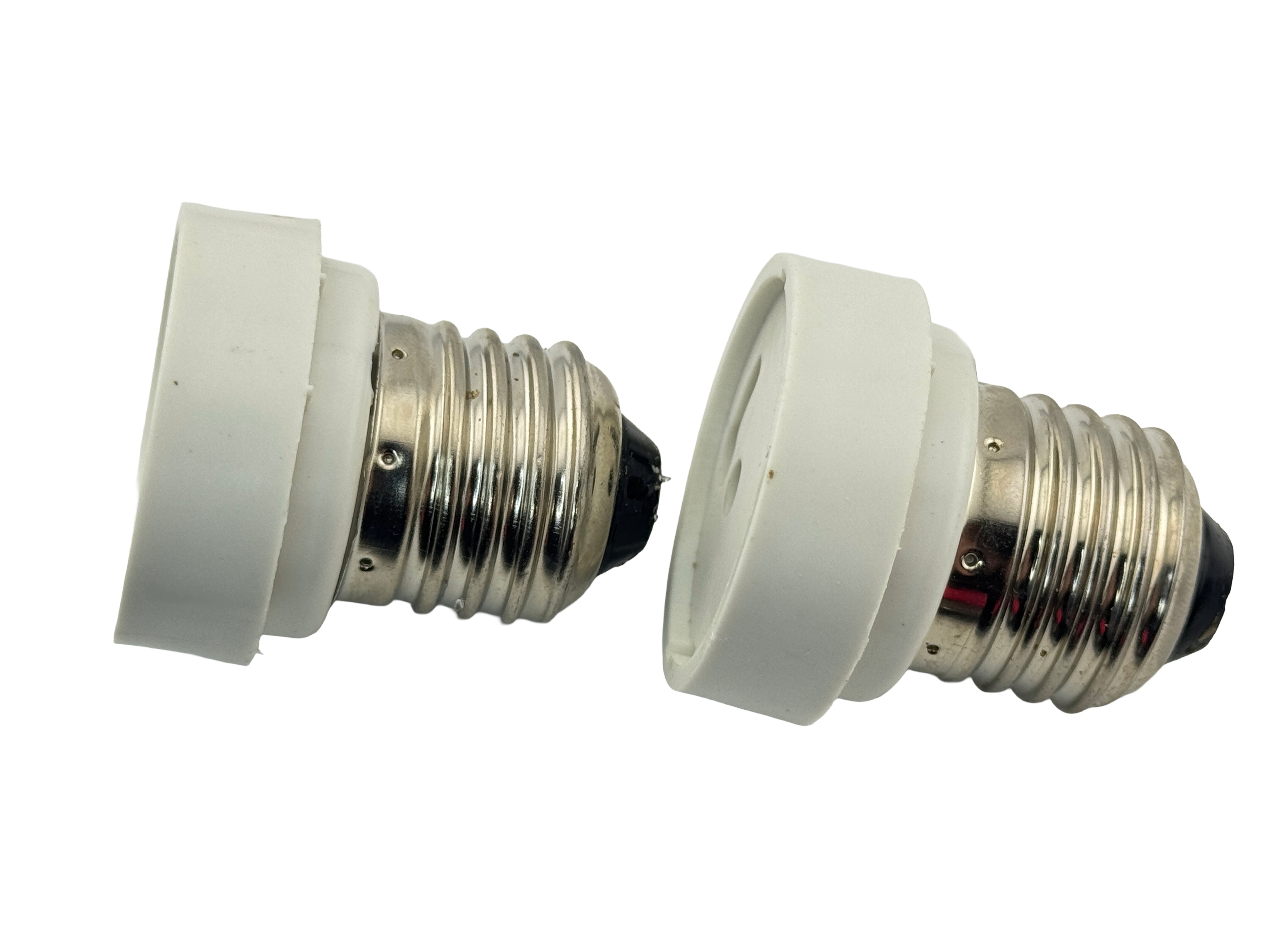 Image of a E26 male to Gu24 female adapter