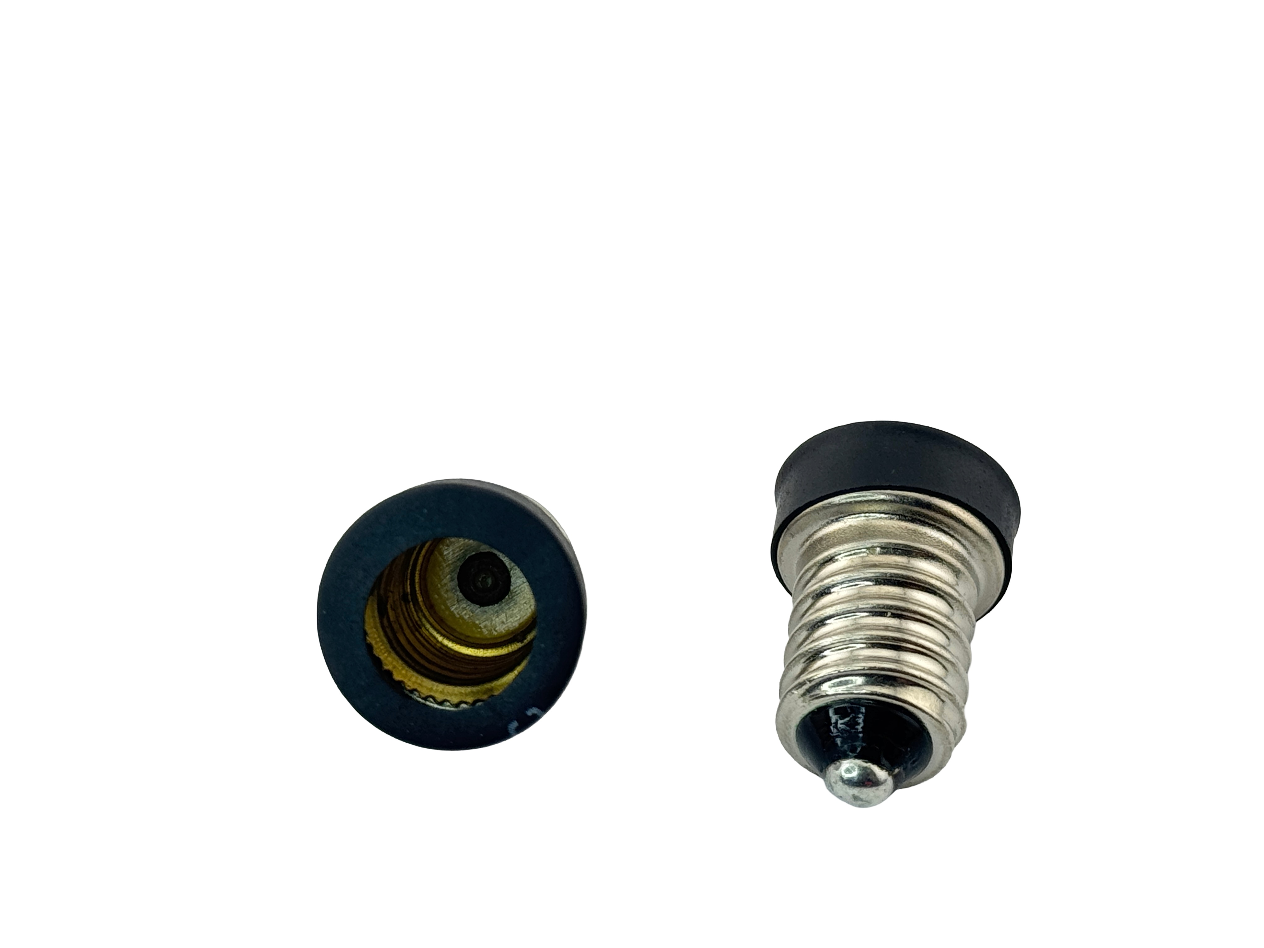 Rebaydo 2pcs E14 male to E12 female Adapter Converter