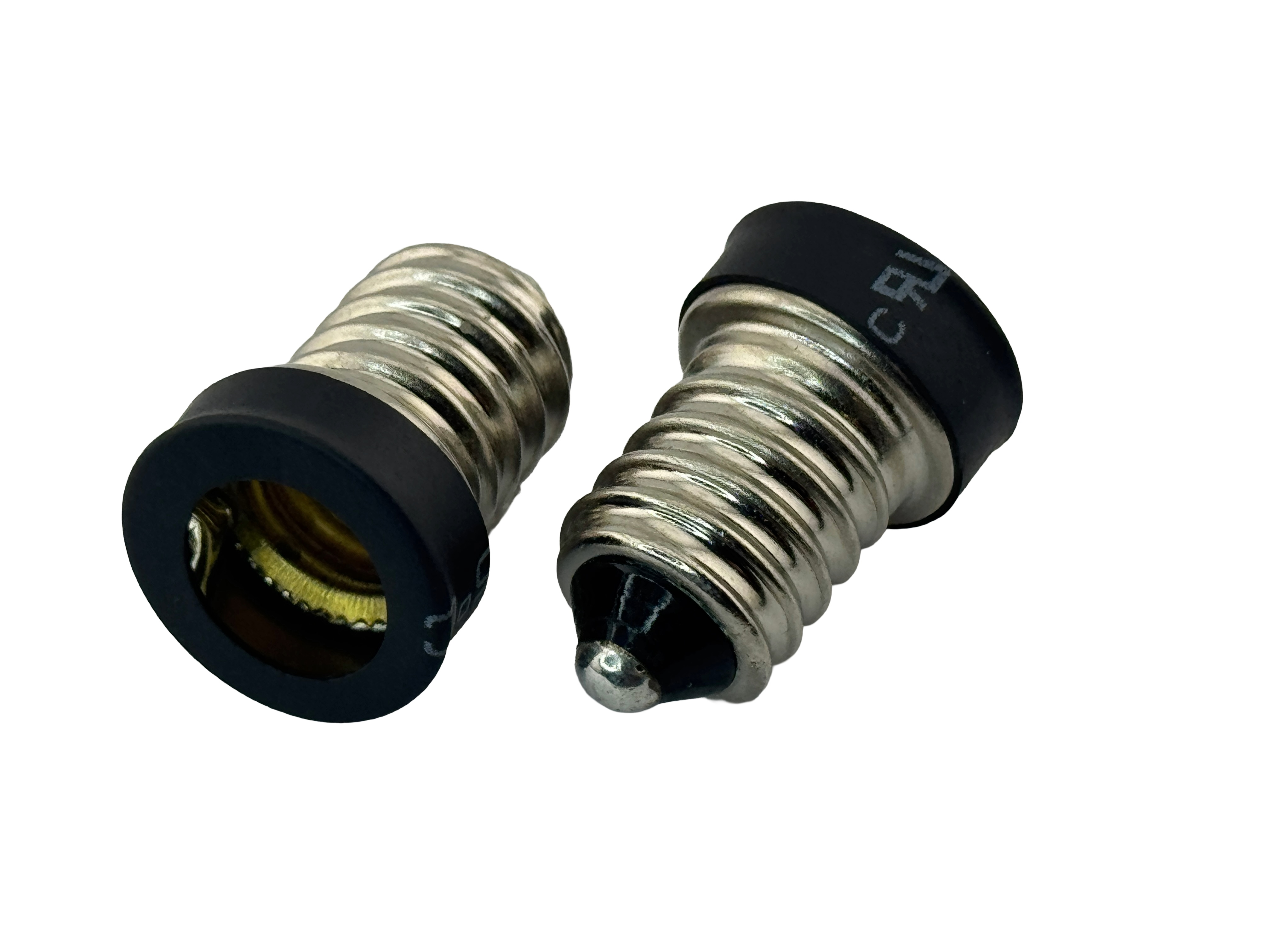 Rebaydo 2pcs E14 male to E12 female Adapter Converter