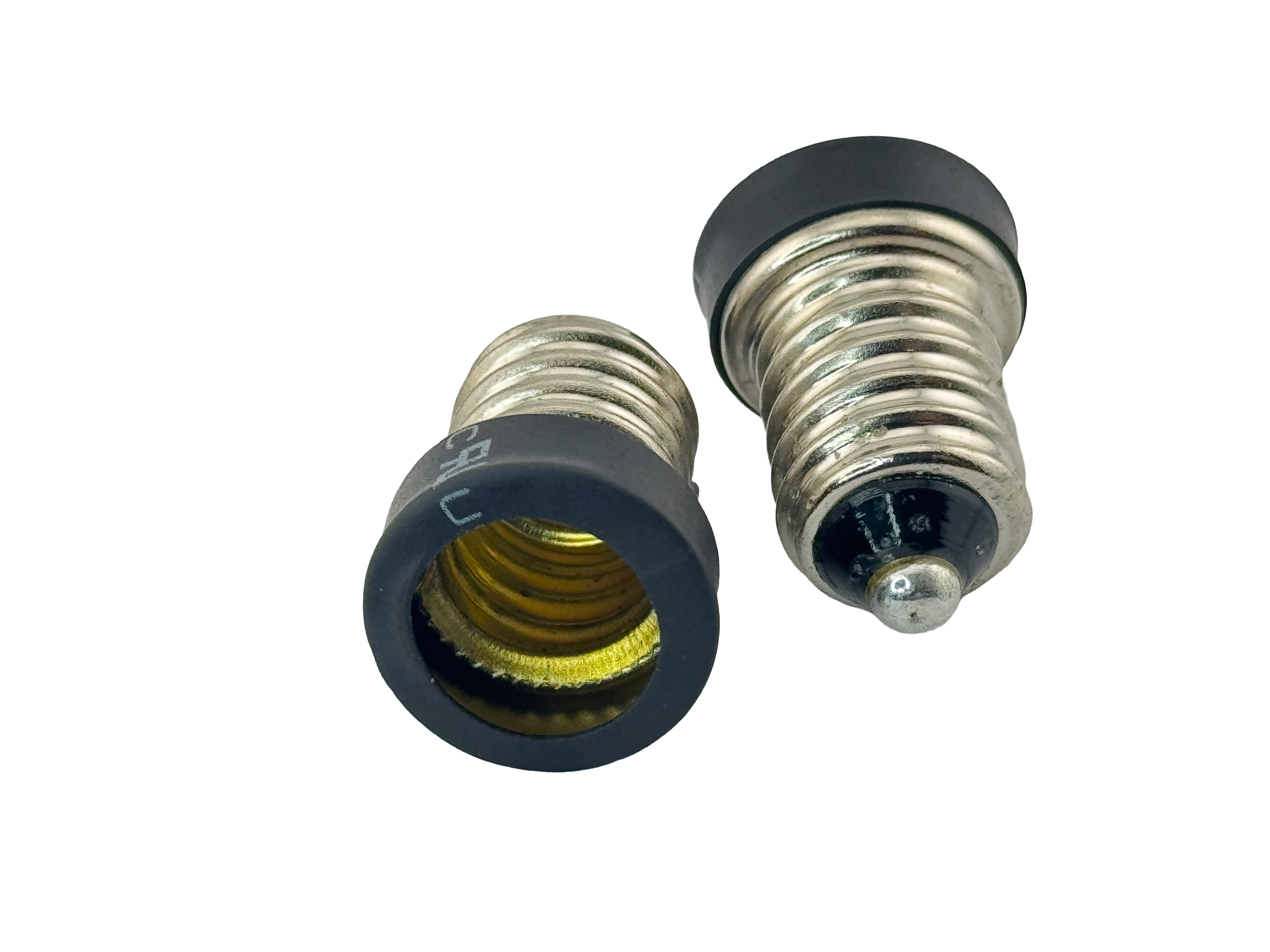 Rebaydo 2pcs E14 male to E12 female Adapter Converter