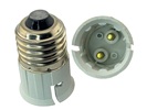 Rebaydo 2pcs E27 male to B22 female Converter Adapter