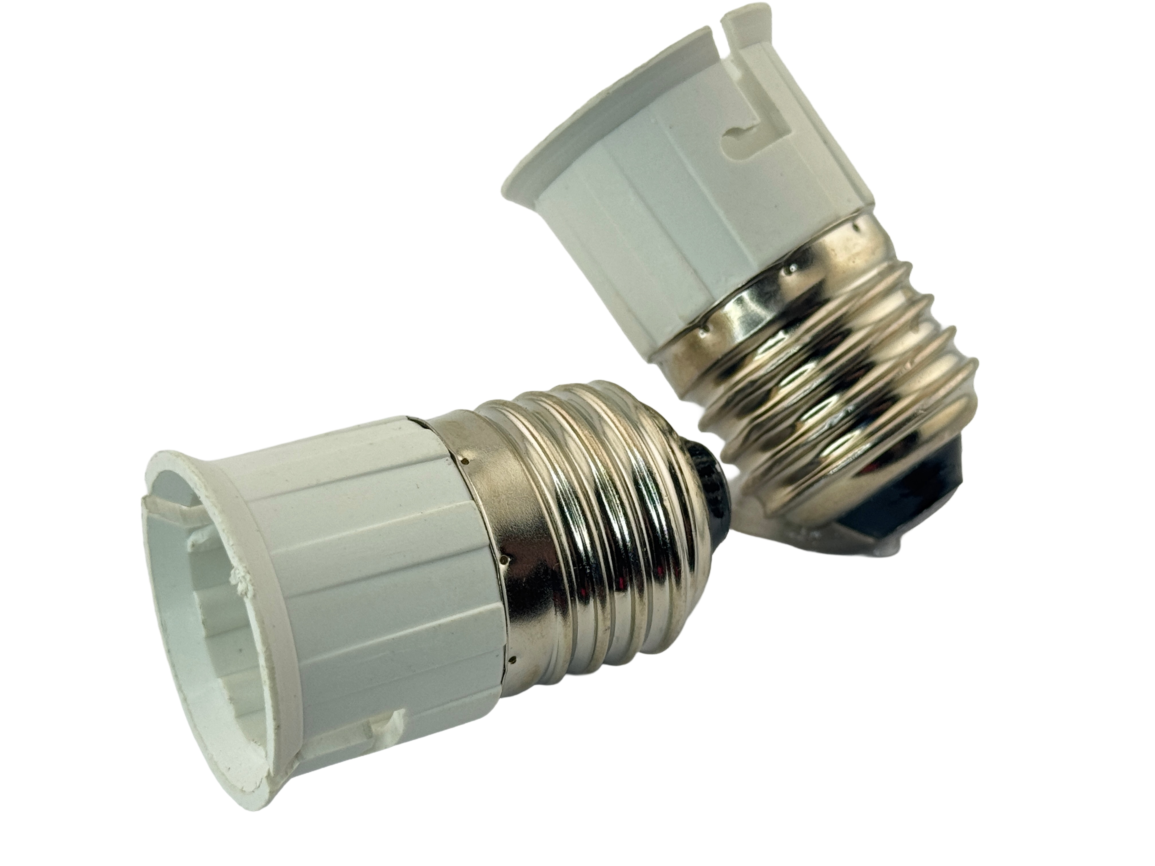 Rebaydo 2pcs E27 male to B22 female Converter Adapter