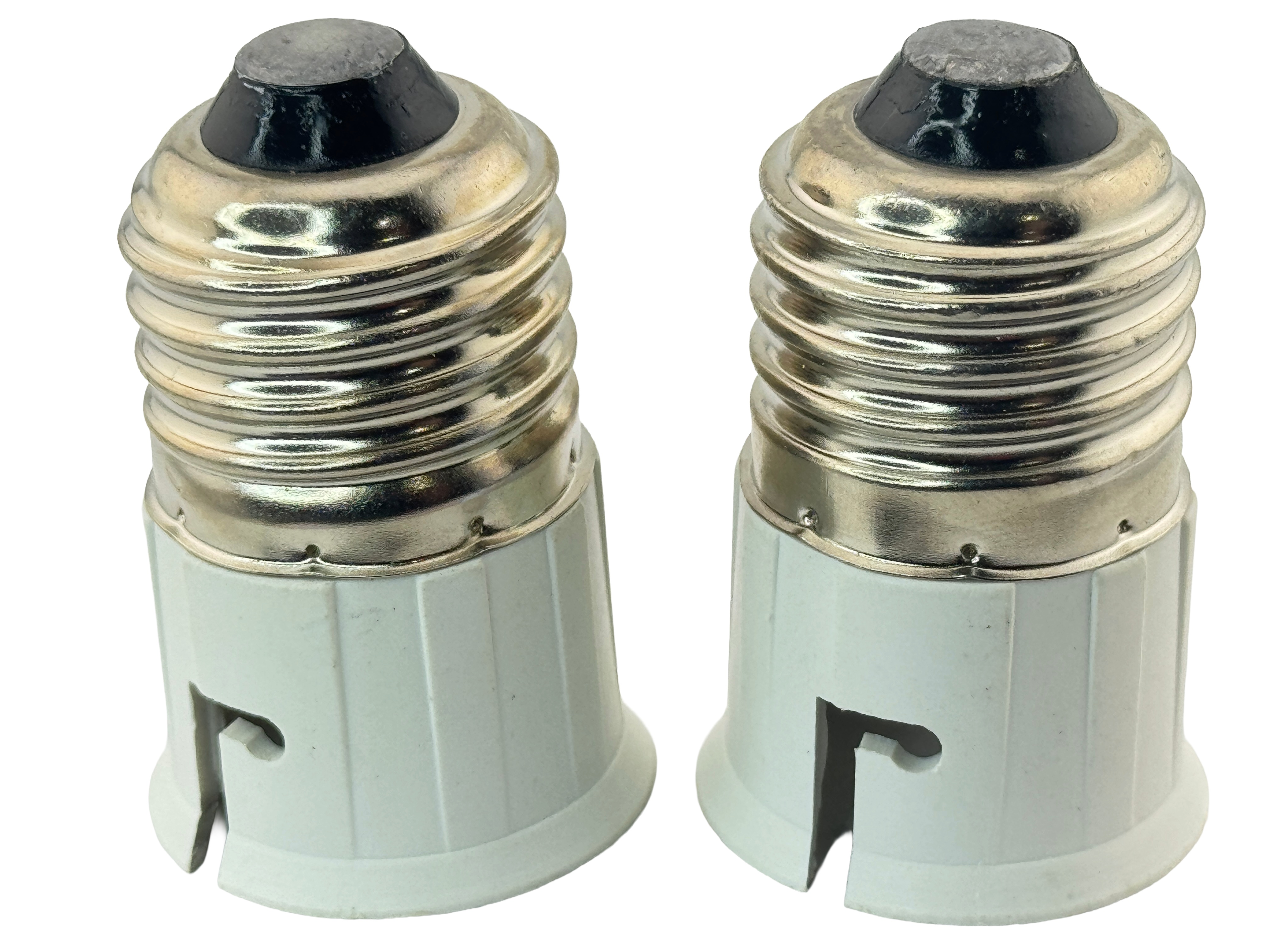 Rebaydo 2pcs E27 male to B22 female Converter Adapter