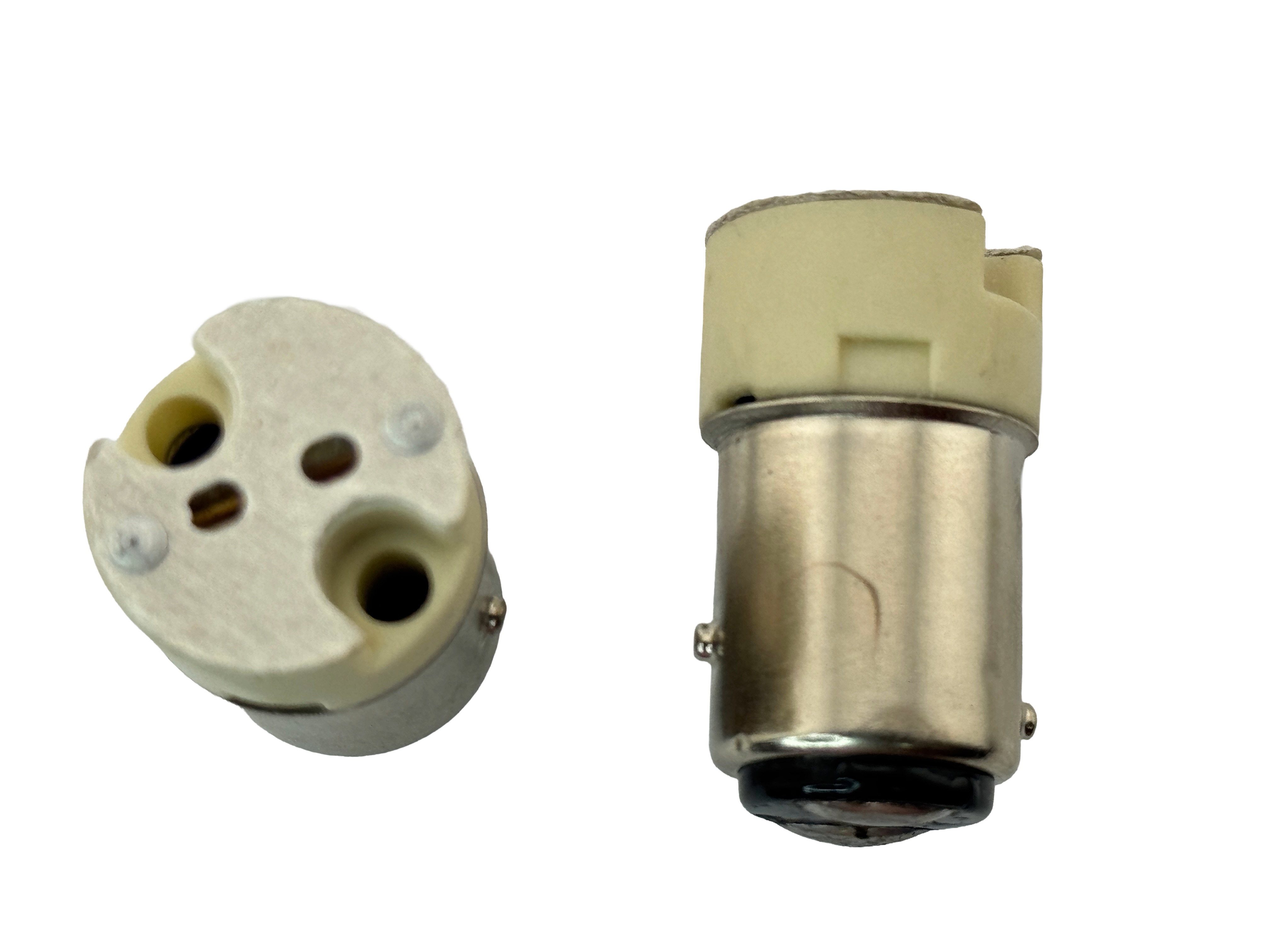 Rebaydo 2pcs BAY15D male to GU4.0 GU5.3 female