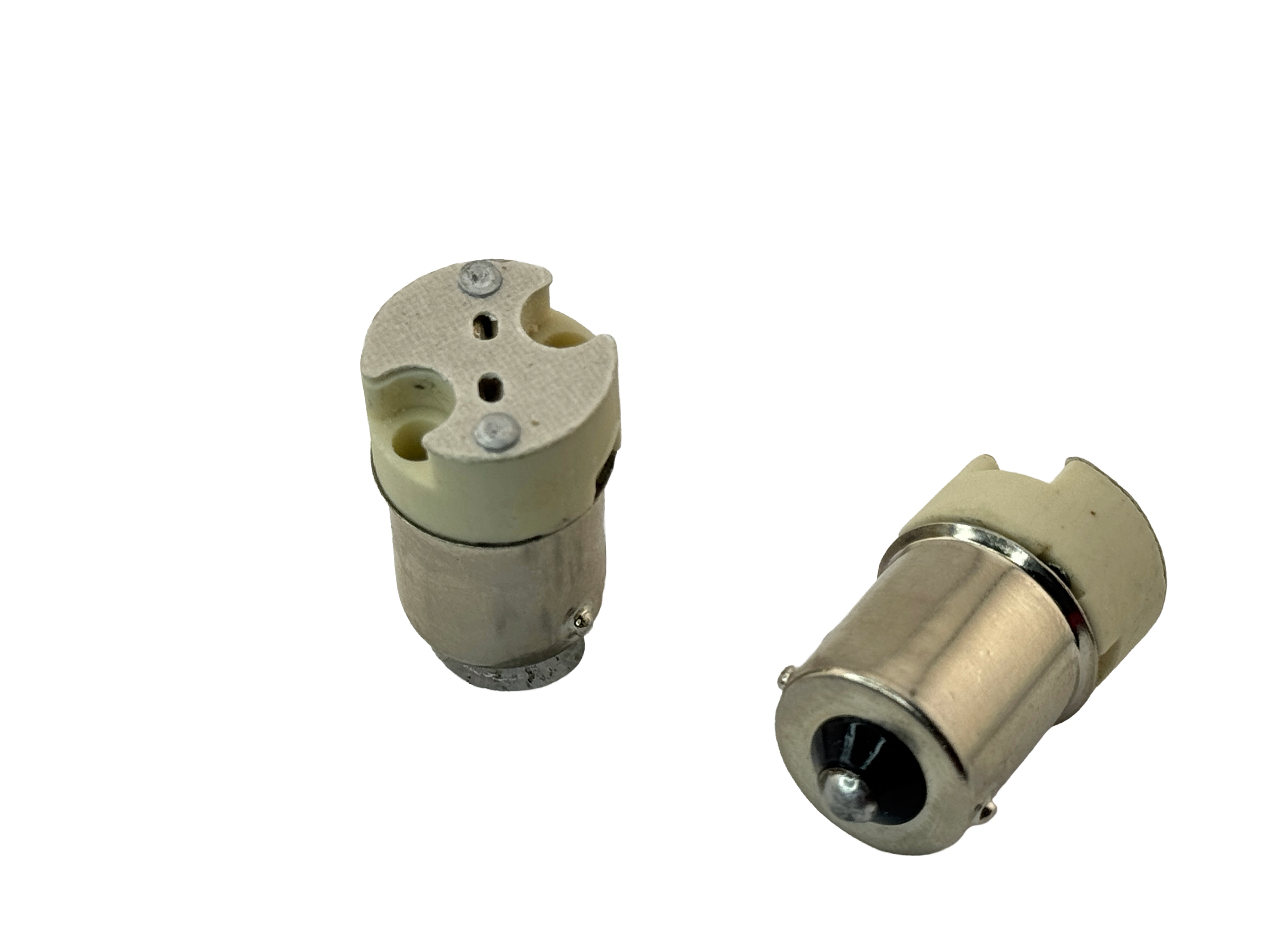 Rebaydo 2pcs BA15S Male To G4 MR11 GX4.0 female Adapter Converter