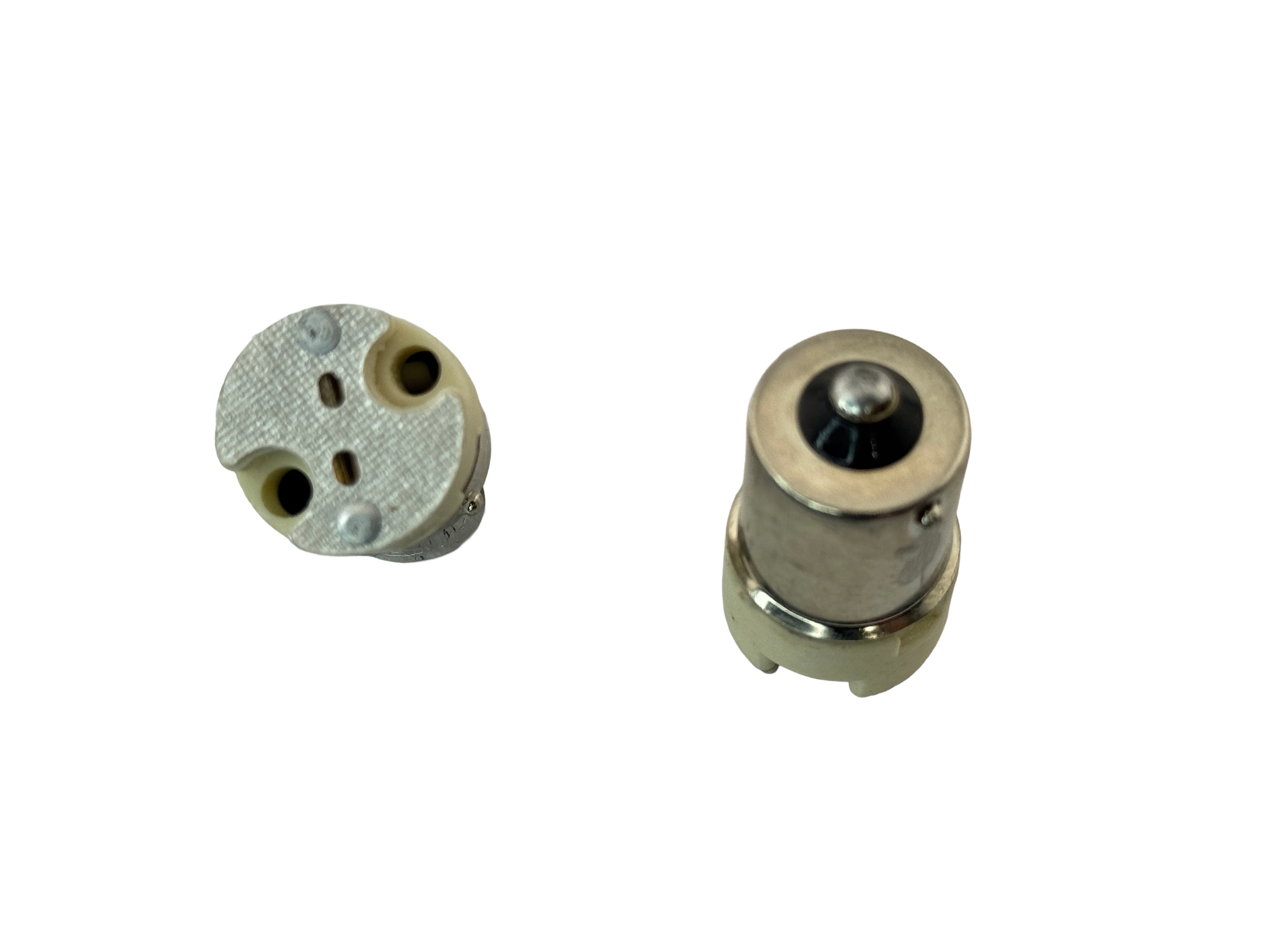 Rebaydo 2pcs BA15S Male To G4 MR11 GX4.0 female Adapter Converter