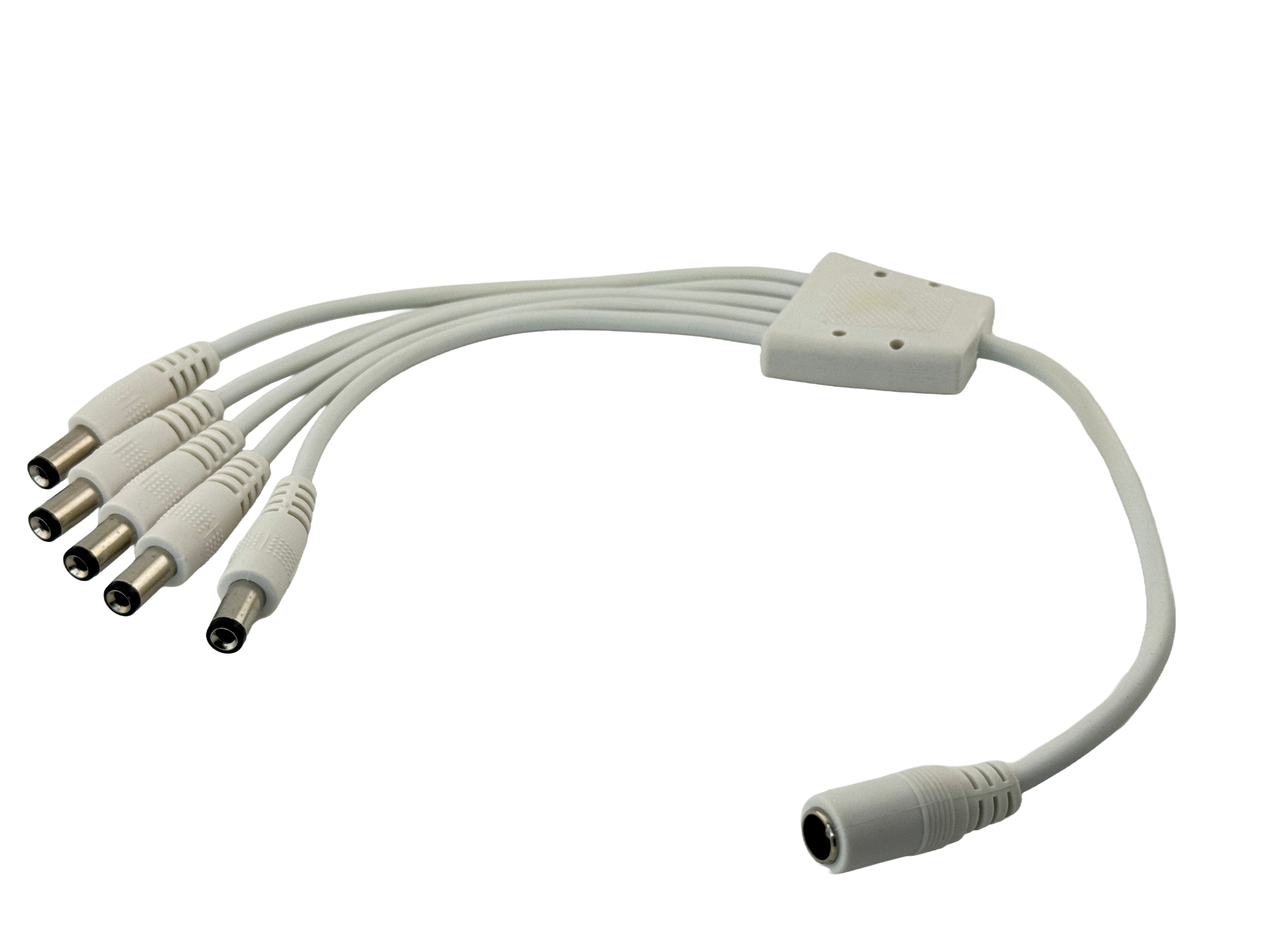 Rebaydo 5-Way LED Light Harness Cable 12VDC White