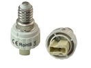 Rebaydo 2pcs E14 male to G9 Female Converter