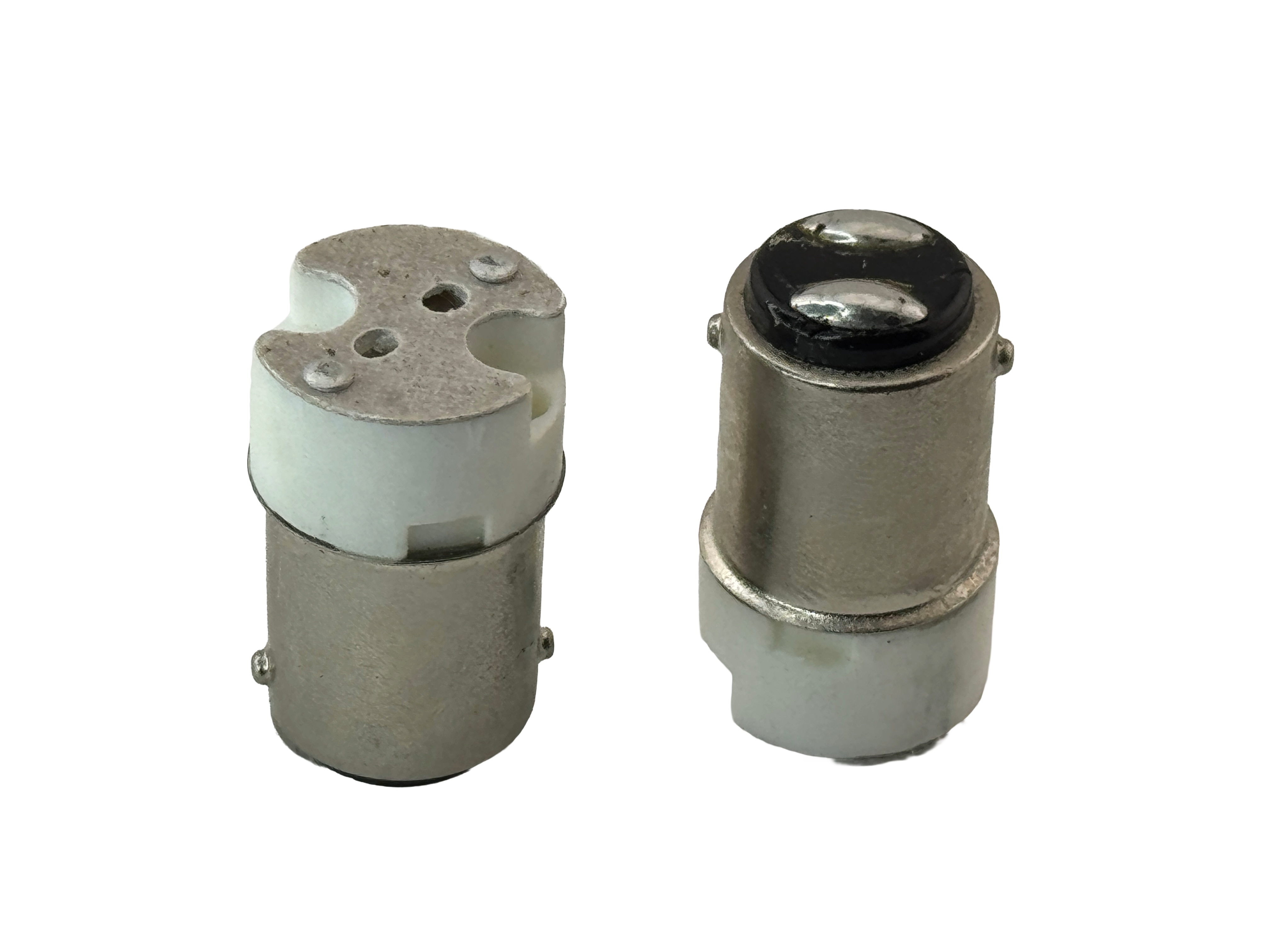 Rebaydo 2pcs BA15D male to GX4.0 or GU4.0 female Converter Adapter