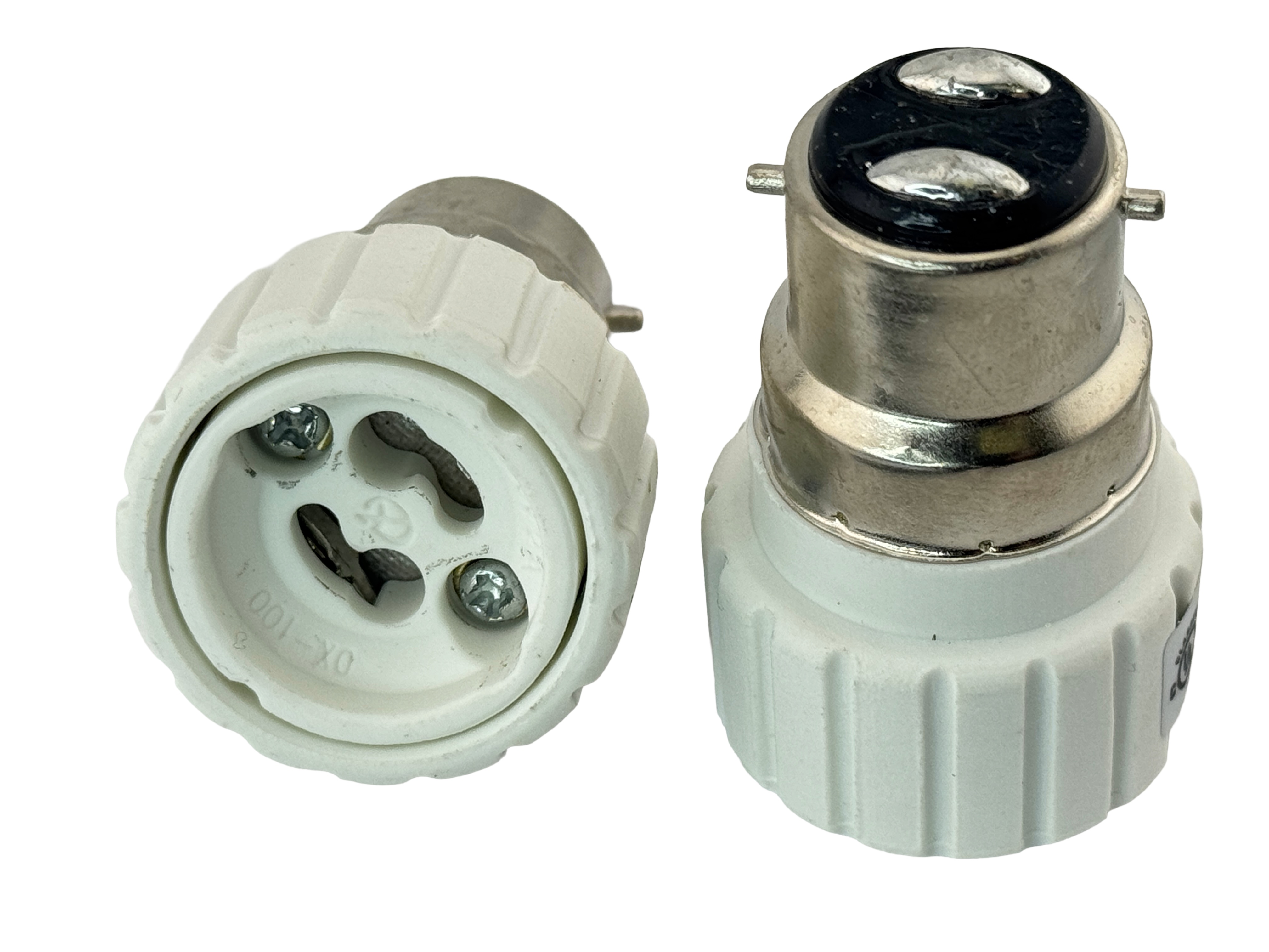 Rebaydo 2pcs B22 male to GU10 female Adapter Converter Socket