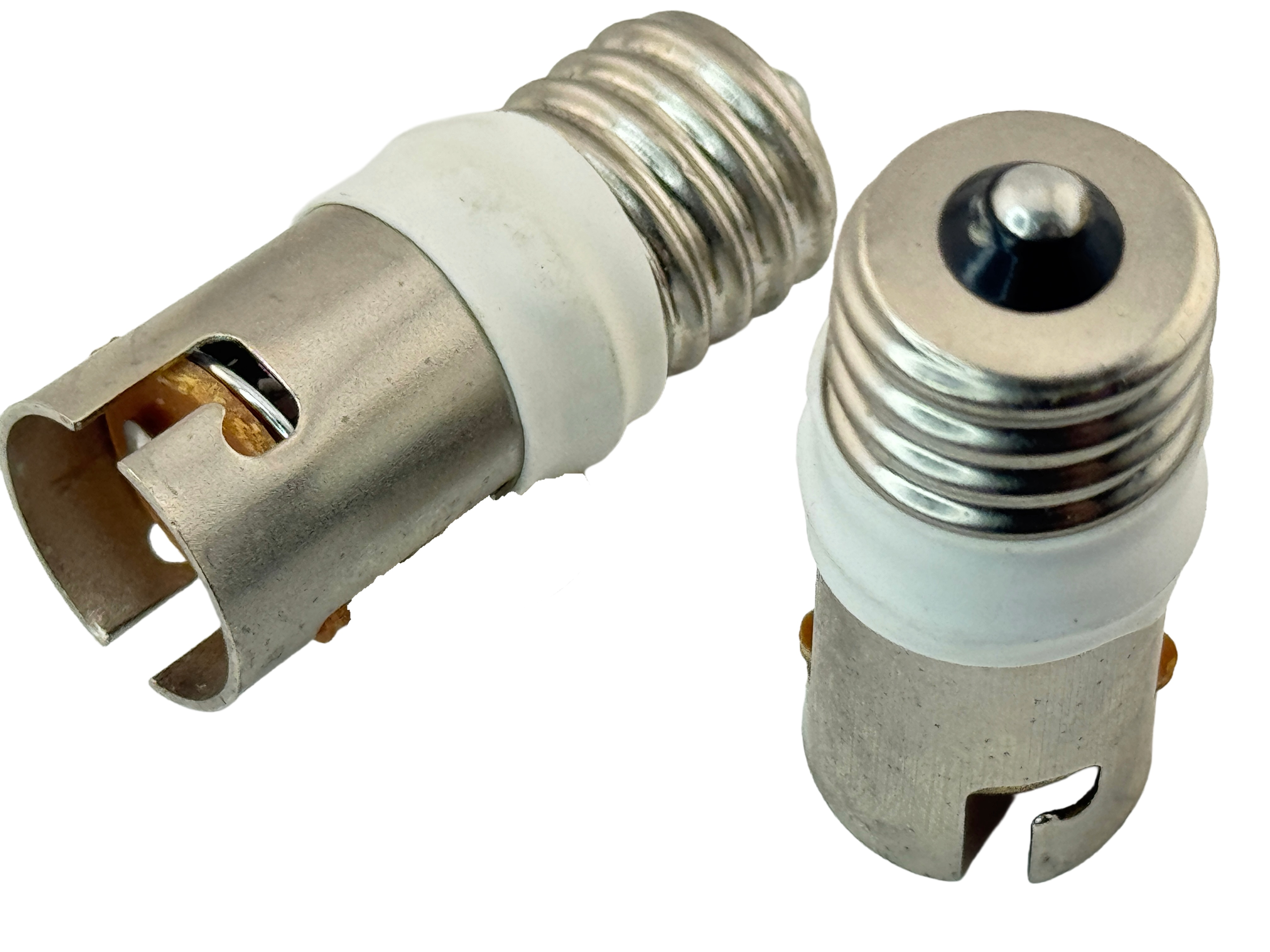 Rebaydo 2pcs E17 male to BA15D Converter Adapter