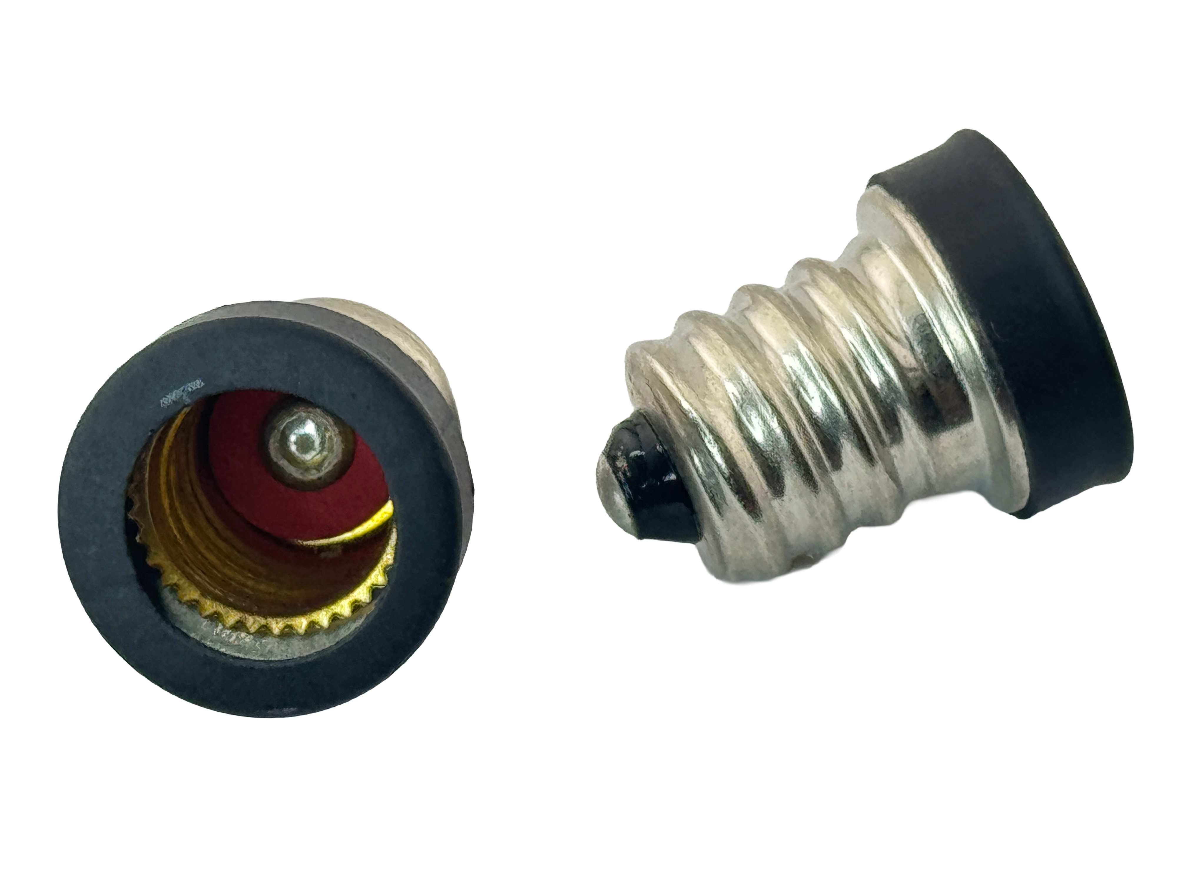 Rebaydo 2pcs E12 male to E10 female Converter