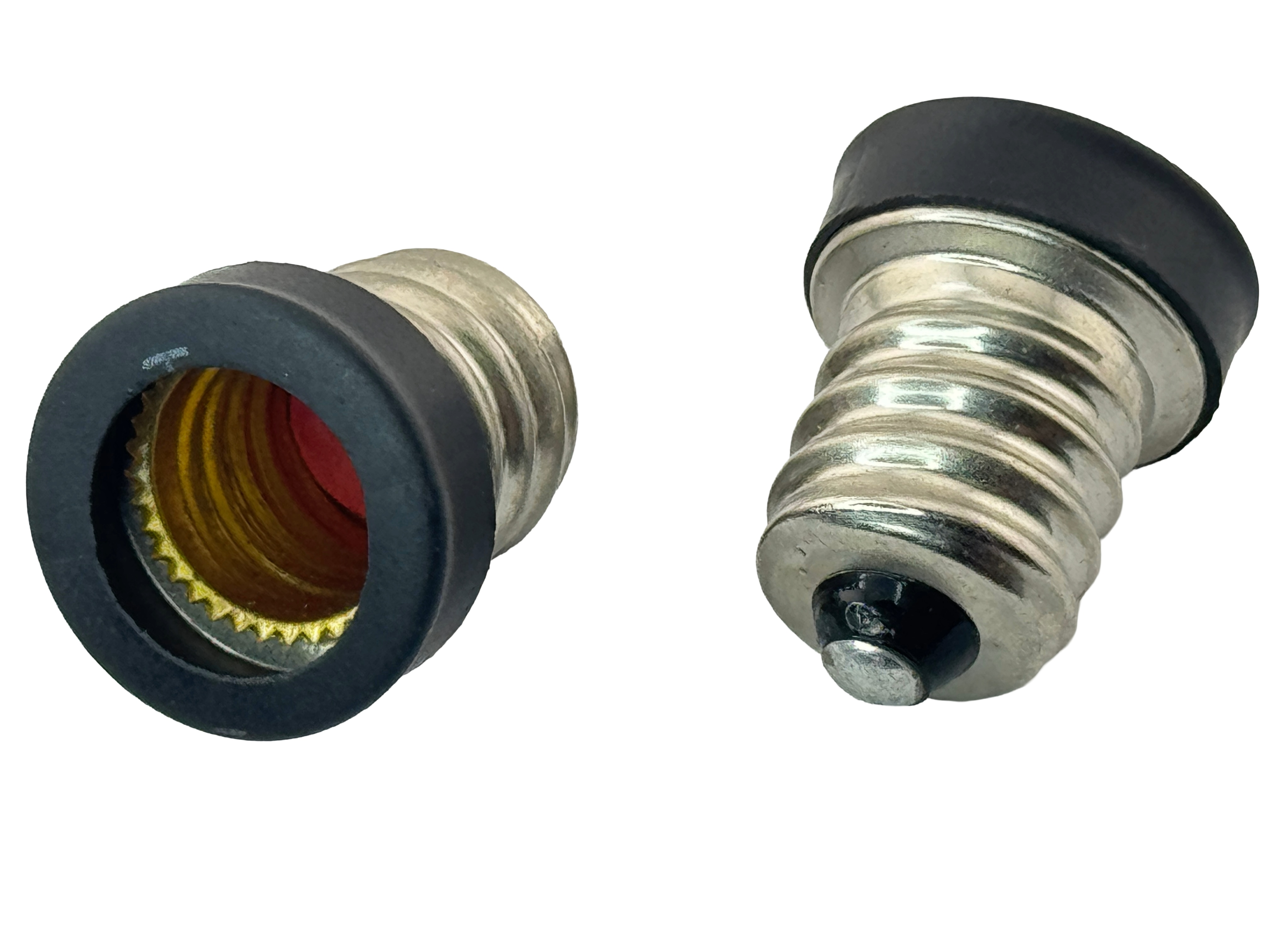 Rebaydo 2pcs E12 male to E10 female Converter