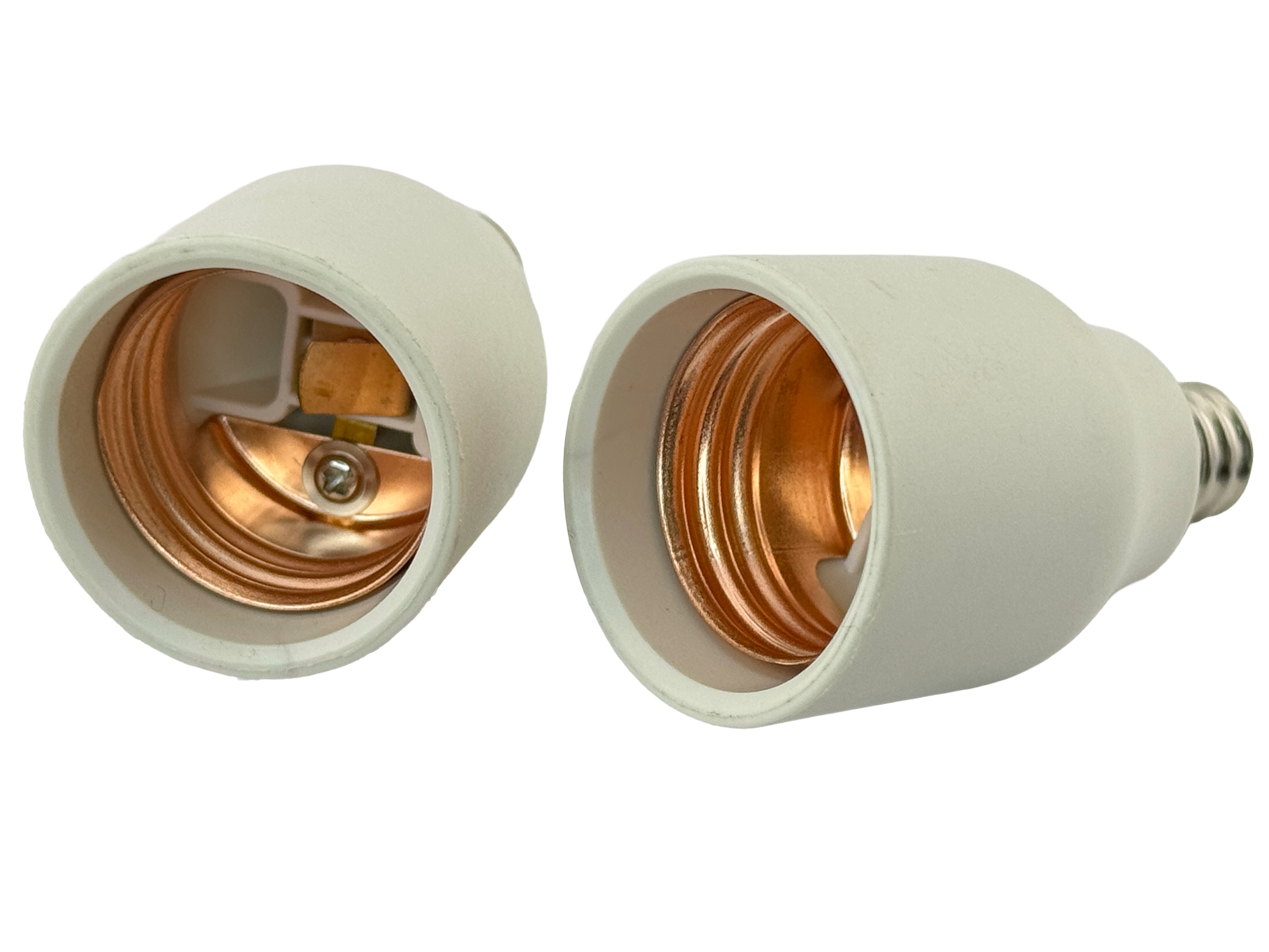 Rebaydo 2pcs E12 male to E26 Female Ceramic Converter