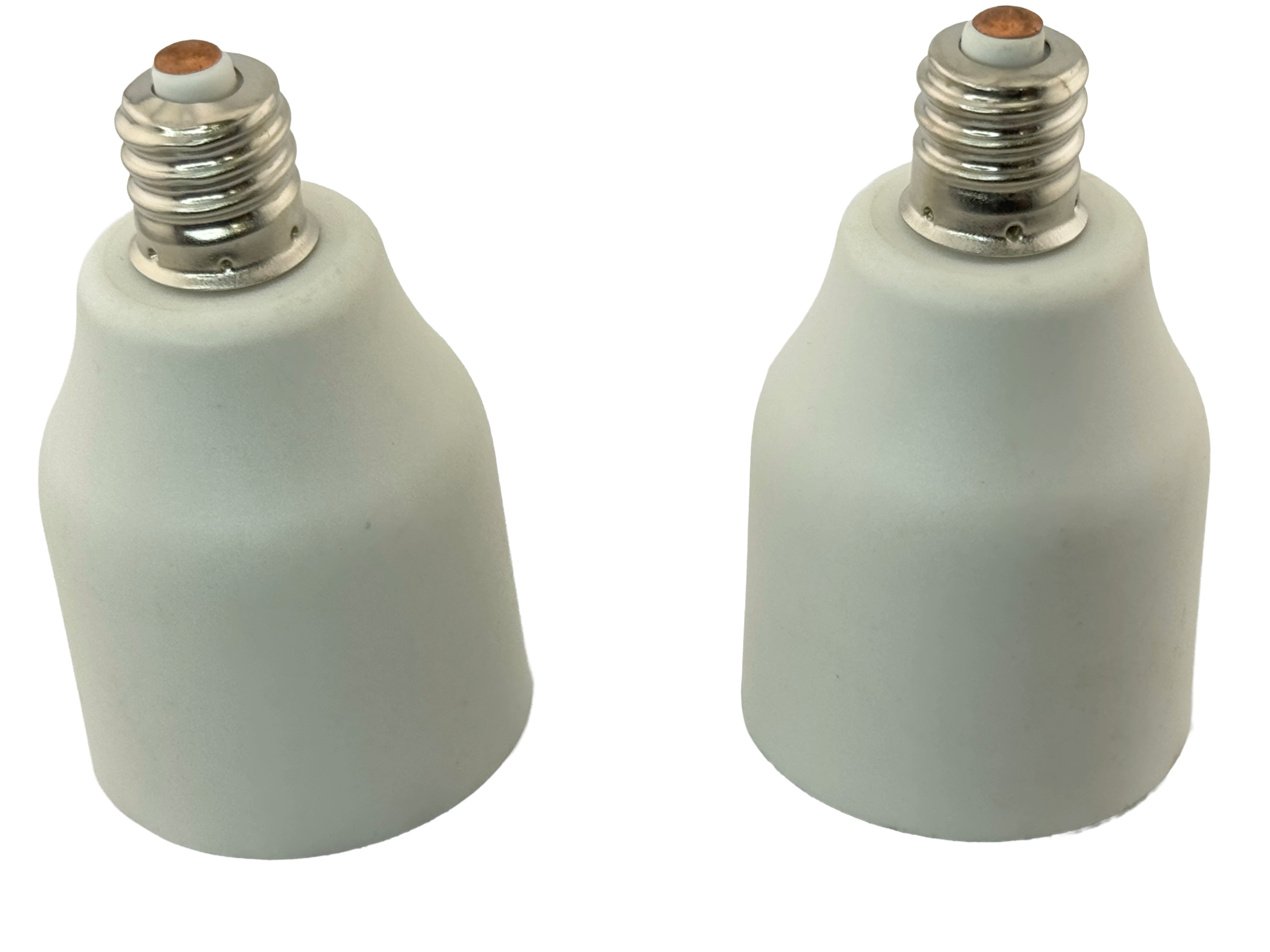 Rebaydo 2pcs E12 male to E26 Female Ceramic Converter