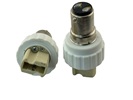 Rebaydo 2pcs BA15D Male to G9 Female Converter Adapter